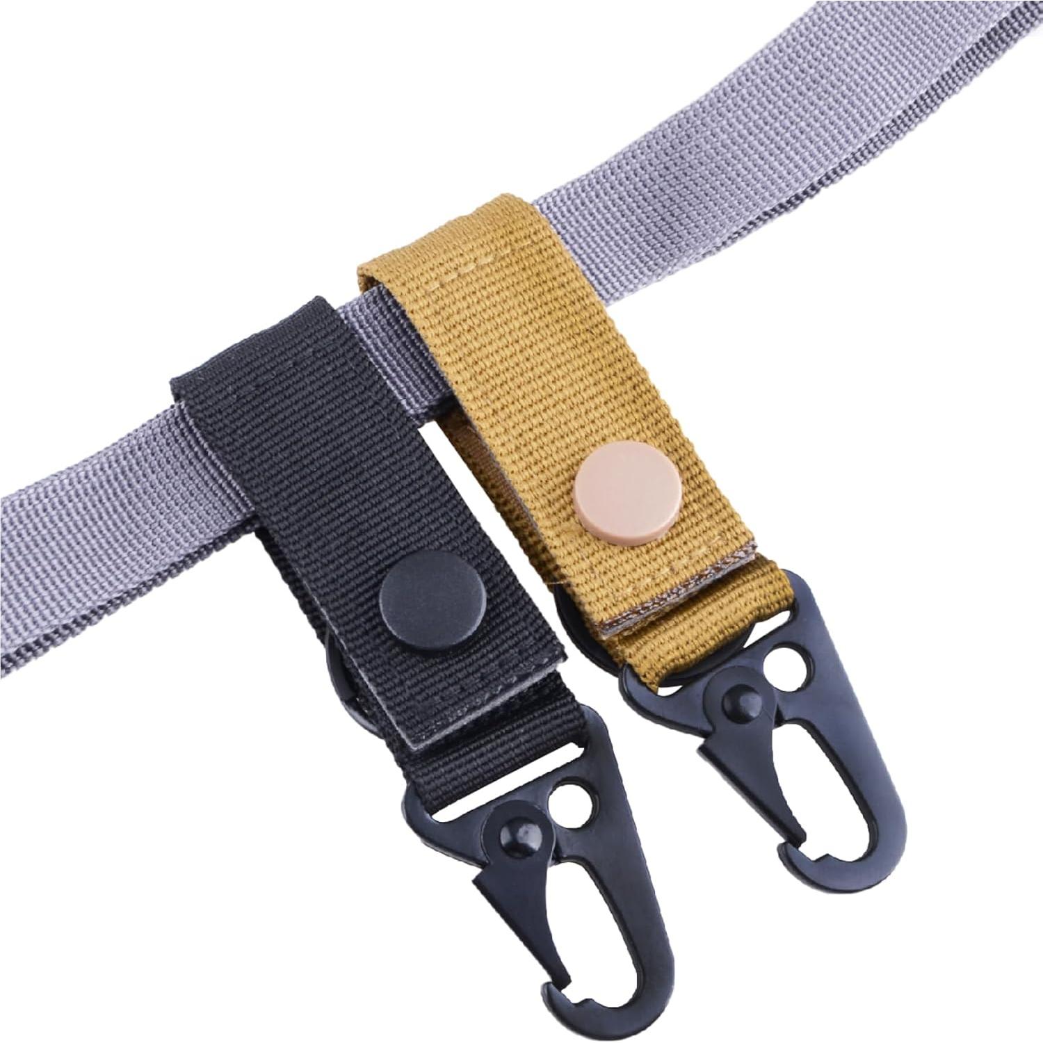 Cadena de Llavero Táctica Azarxis con Clip y Gancho 4 Pzas