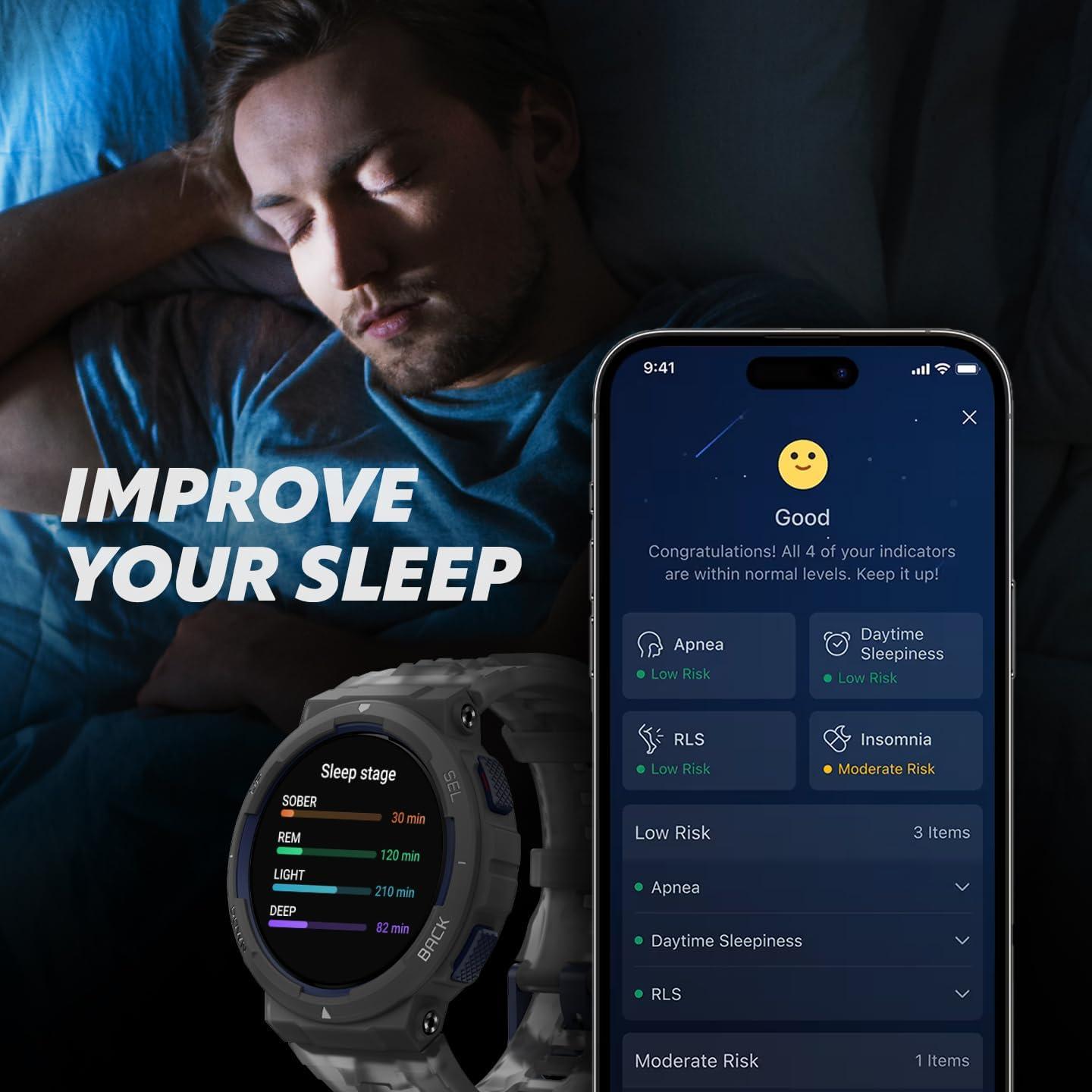 Reloj Inteligente Amazfit Active Edge 46 mm GPS Resistente