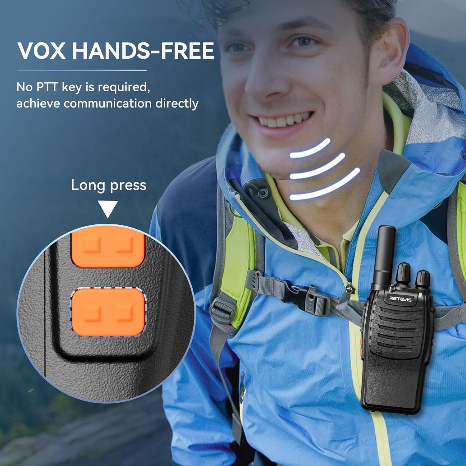 Walkie Talkies Retevis H-777 Recargables 2 Vías Largo Alcance