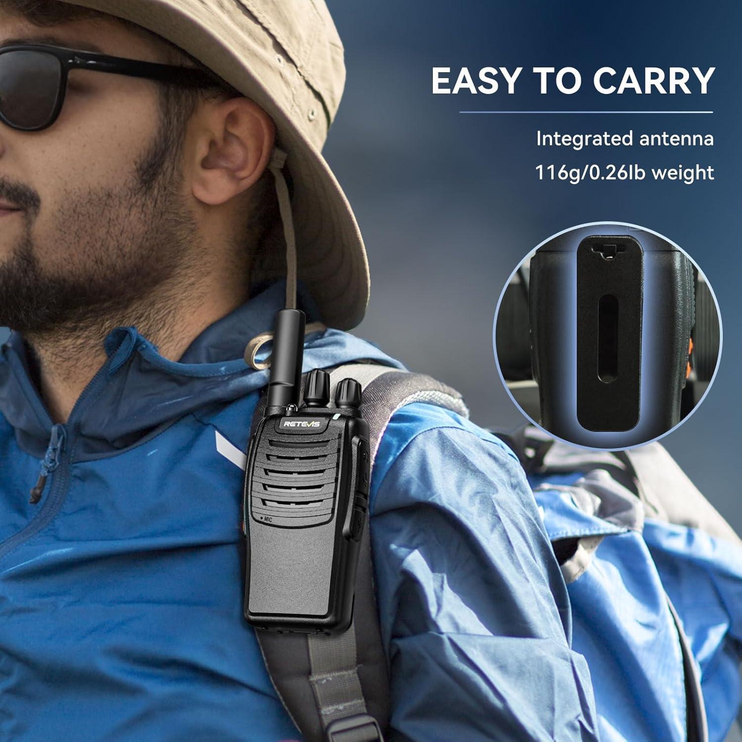 Walkie Talkies Retevis H-777 Recargables 2 Vías Largo Alcance