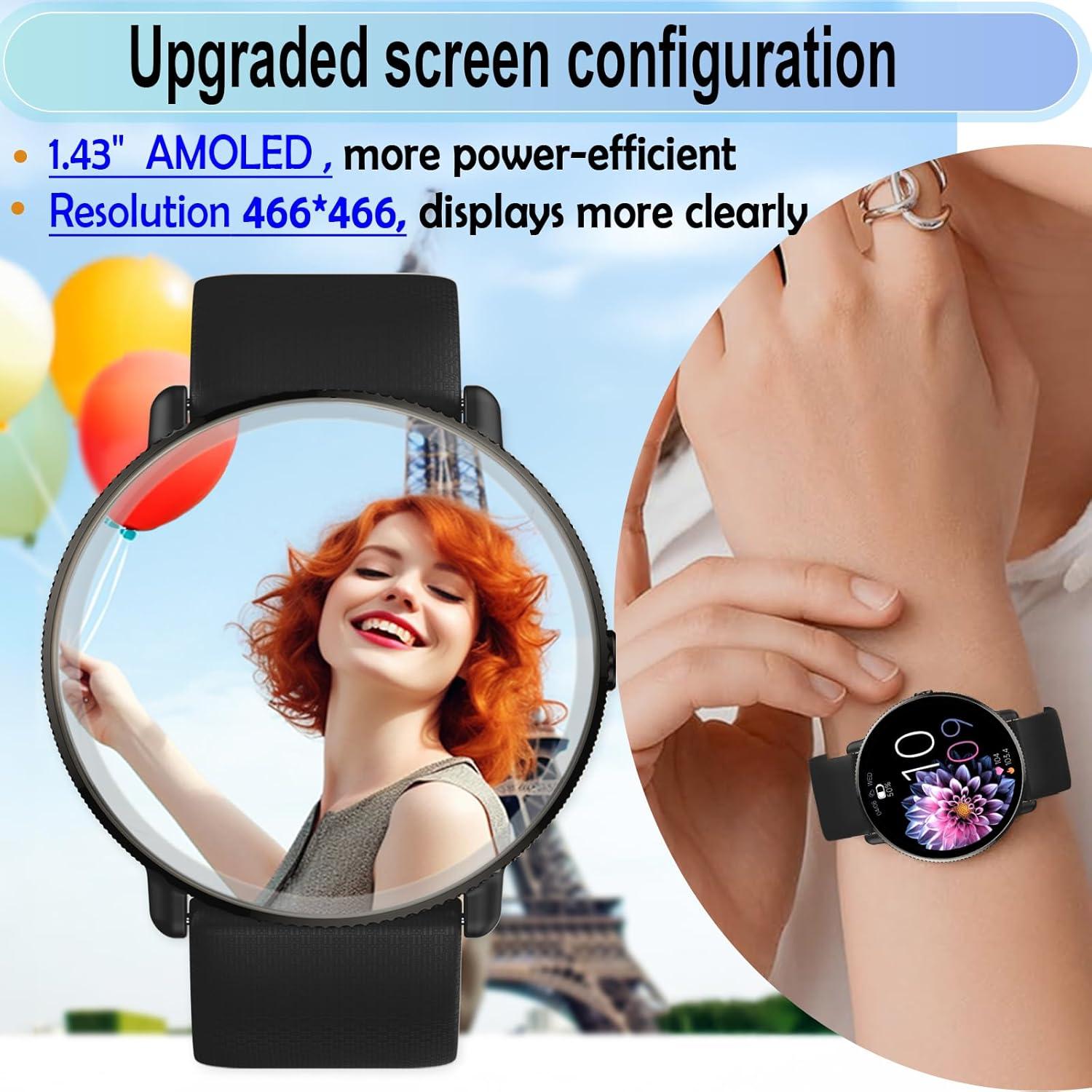 Reloj Inteligente GAODA GD61 1.43" AMOLED Impermeable IP68