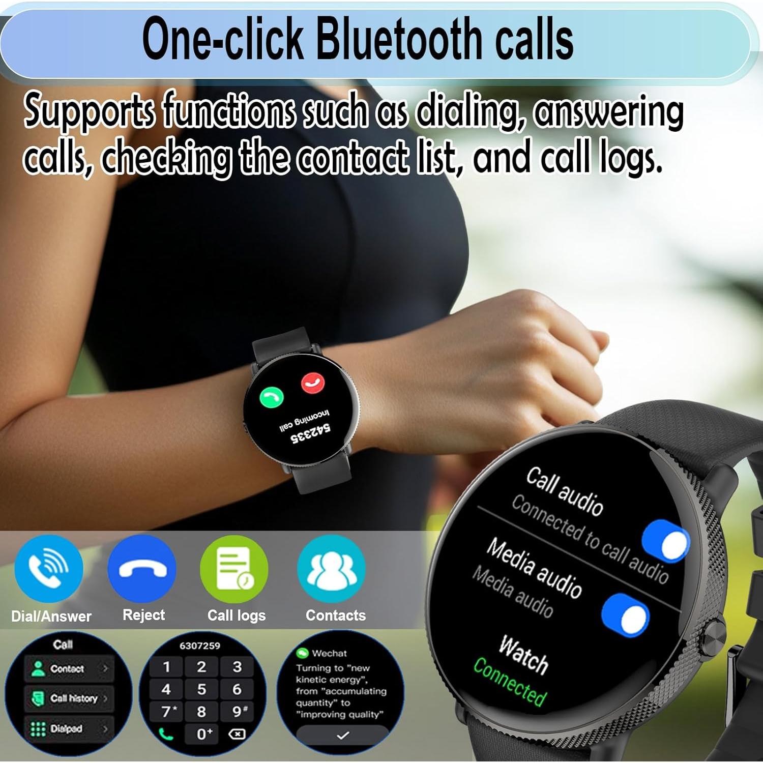 Reloj Inteligente GAODA GD61 1.43" AMOLED Impermeable IP68