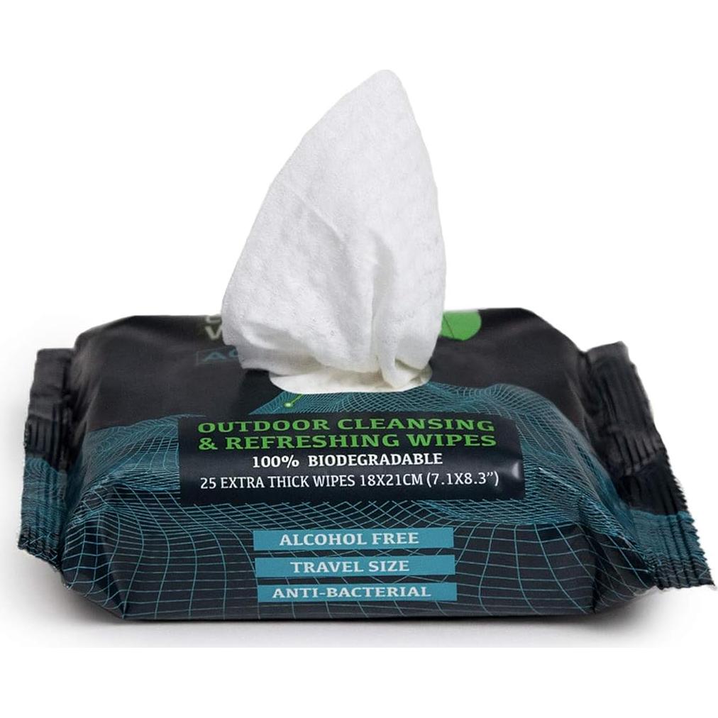 Combat Wipes ACTIVE Toallitas Húmedas Biodegradables 25 Pzas