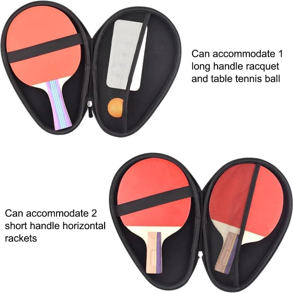 Funda Dura para Raquetas de Tenis de Mesa MiOYOOW - Almacenamiento 2 Raquetas