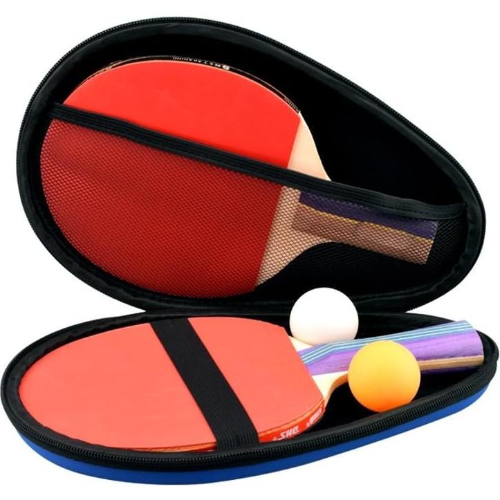 Funda Dura para Raquetas de Tenis de Mesa MiOYOOW - Almacenamiento 2 Raquetas