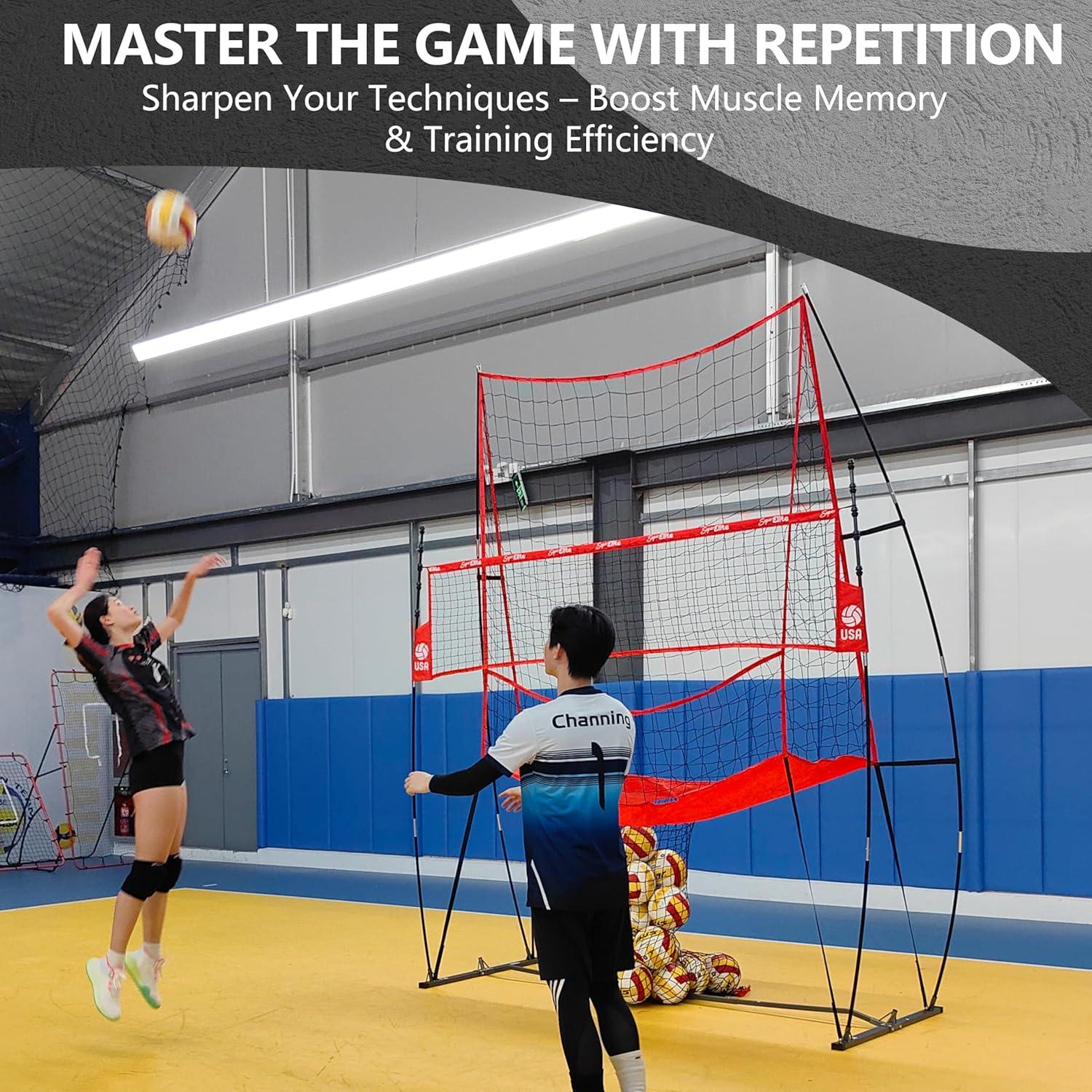 Estación de Red de Práctica de Voleibol JOLORLY 2.44m Ajustable