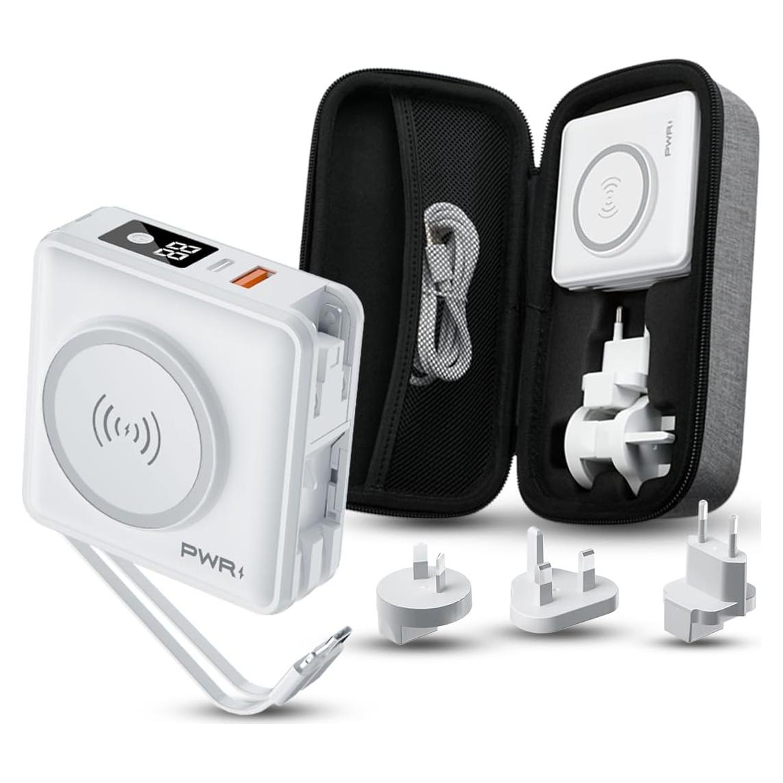 Banco de Poder PWR Travel PRO 5-en-1 10000mAh USB-C