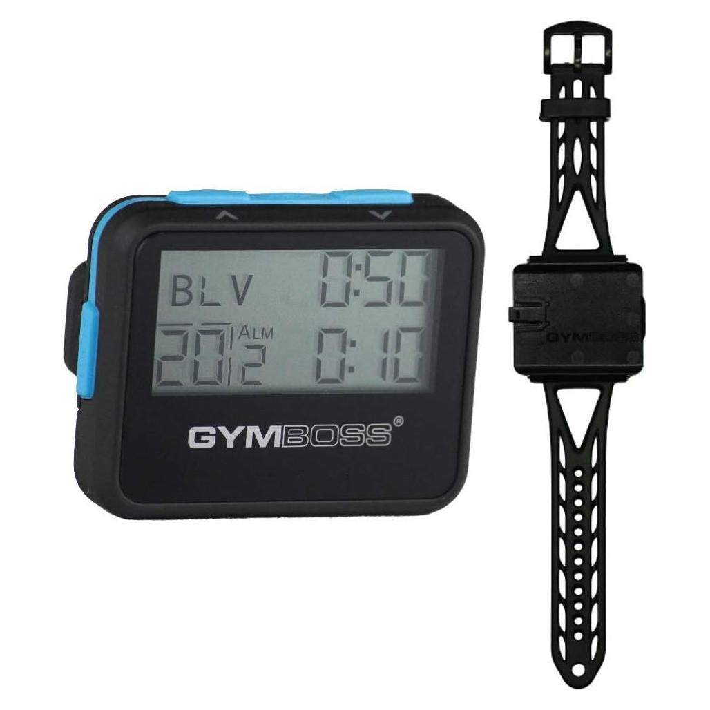 Temporizador e Cronómetro Gymboss con Correa de Reloj - Negro
