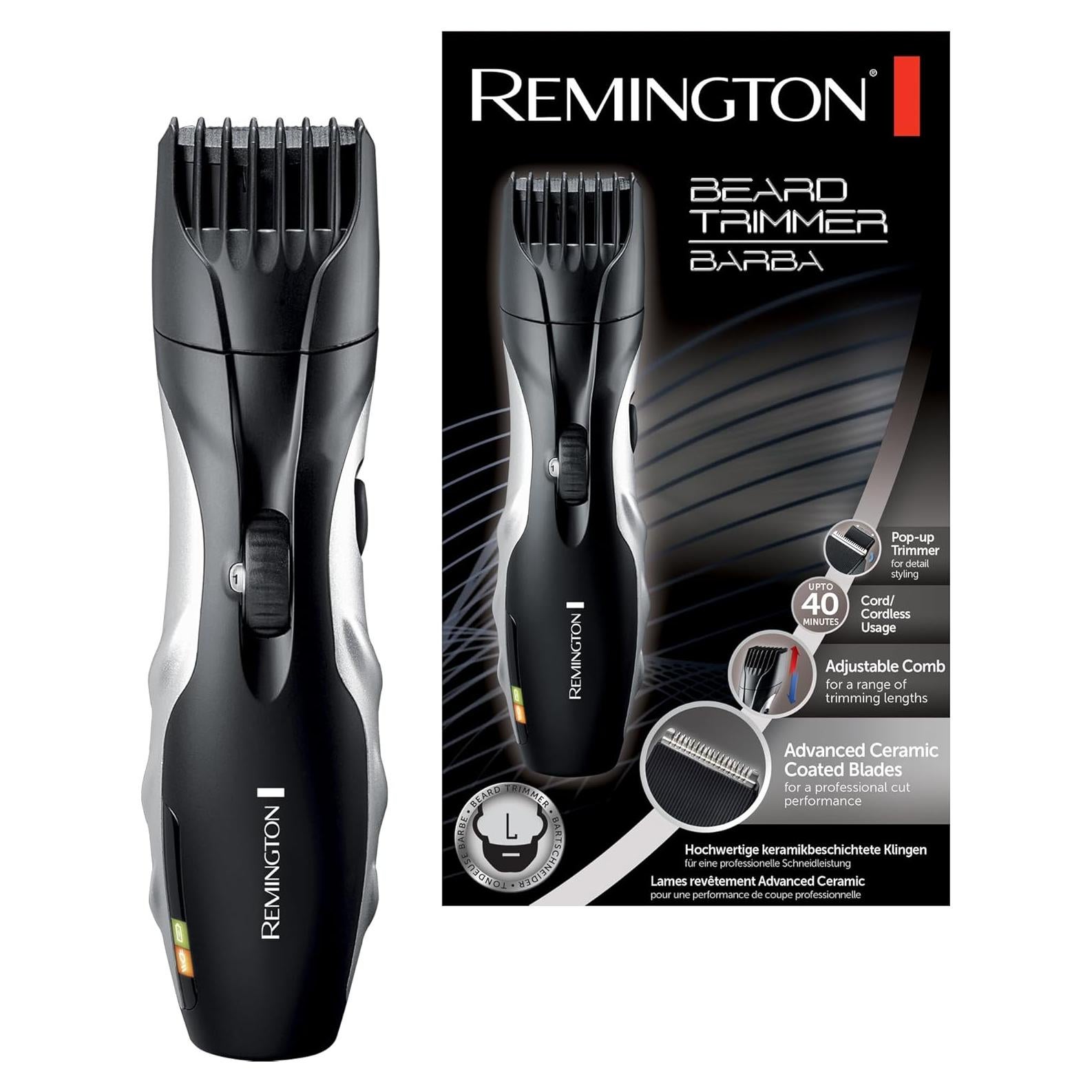 Recortadora de Barba Remington MB320C 9 Longitudes 40 min