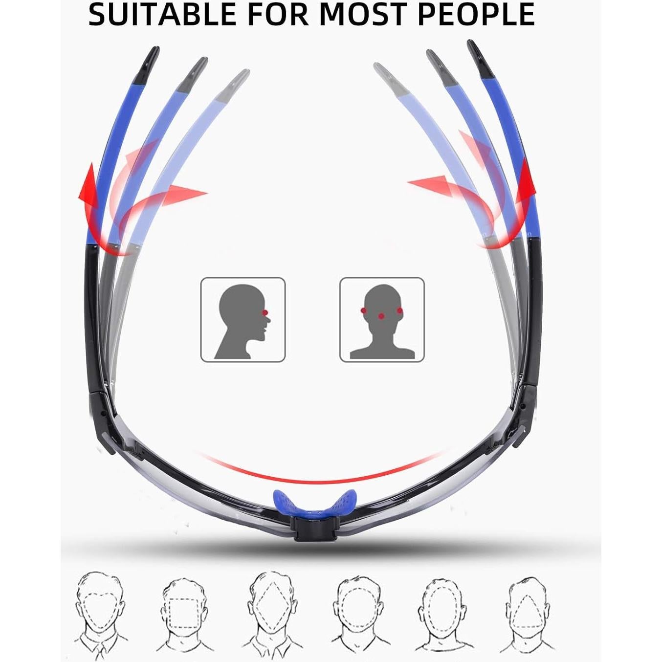 Gafas de sol fotocromáticas RockBros para ciclismo UV