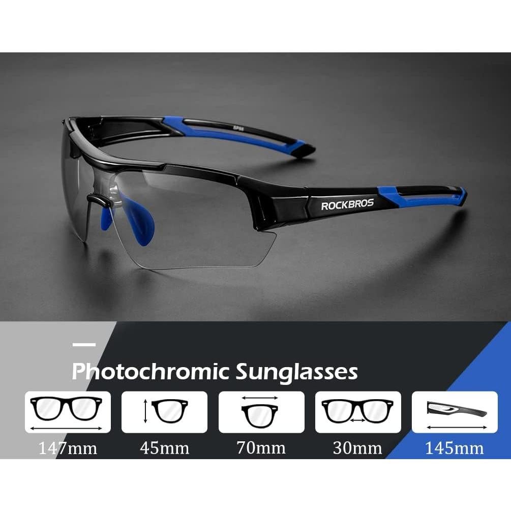 Gafas de sol fotocromáticas RockBros para ciclismo UV
