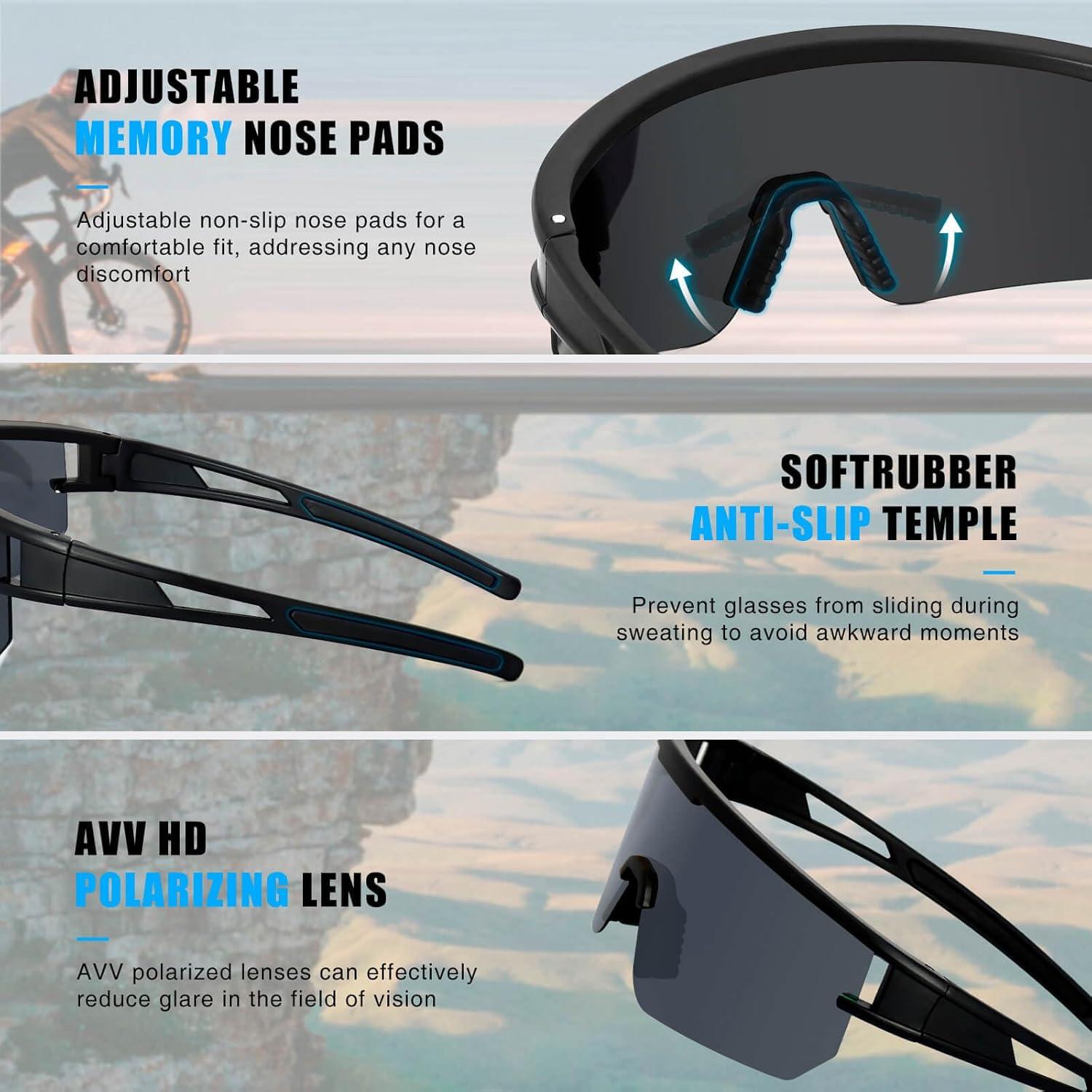 Gafas de sol AVV Baseball - Polarizadas UV400 Unisex