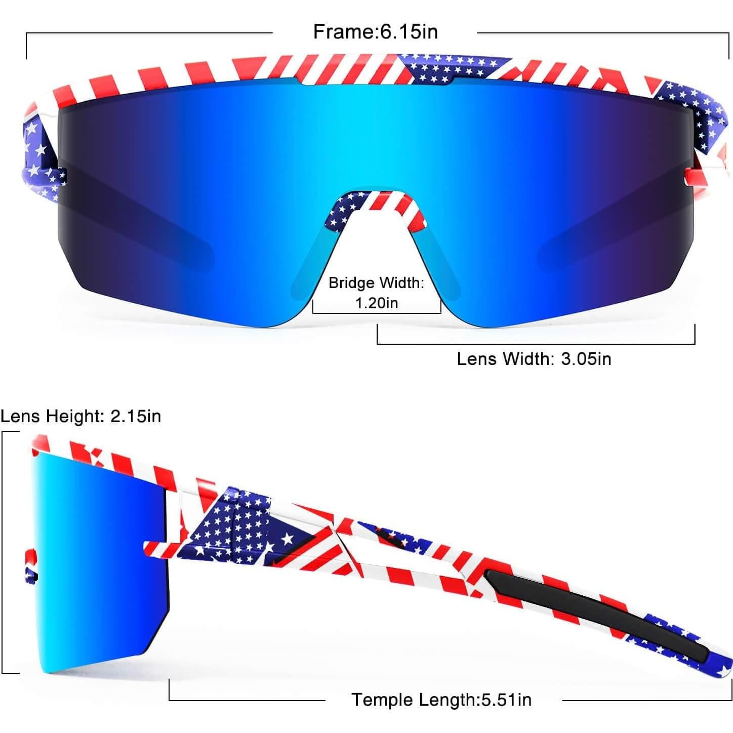 Gafas de sol AVV Baseball - Polarizadas UV400 para deportes