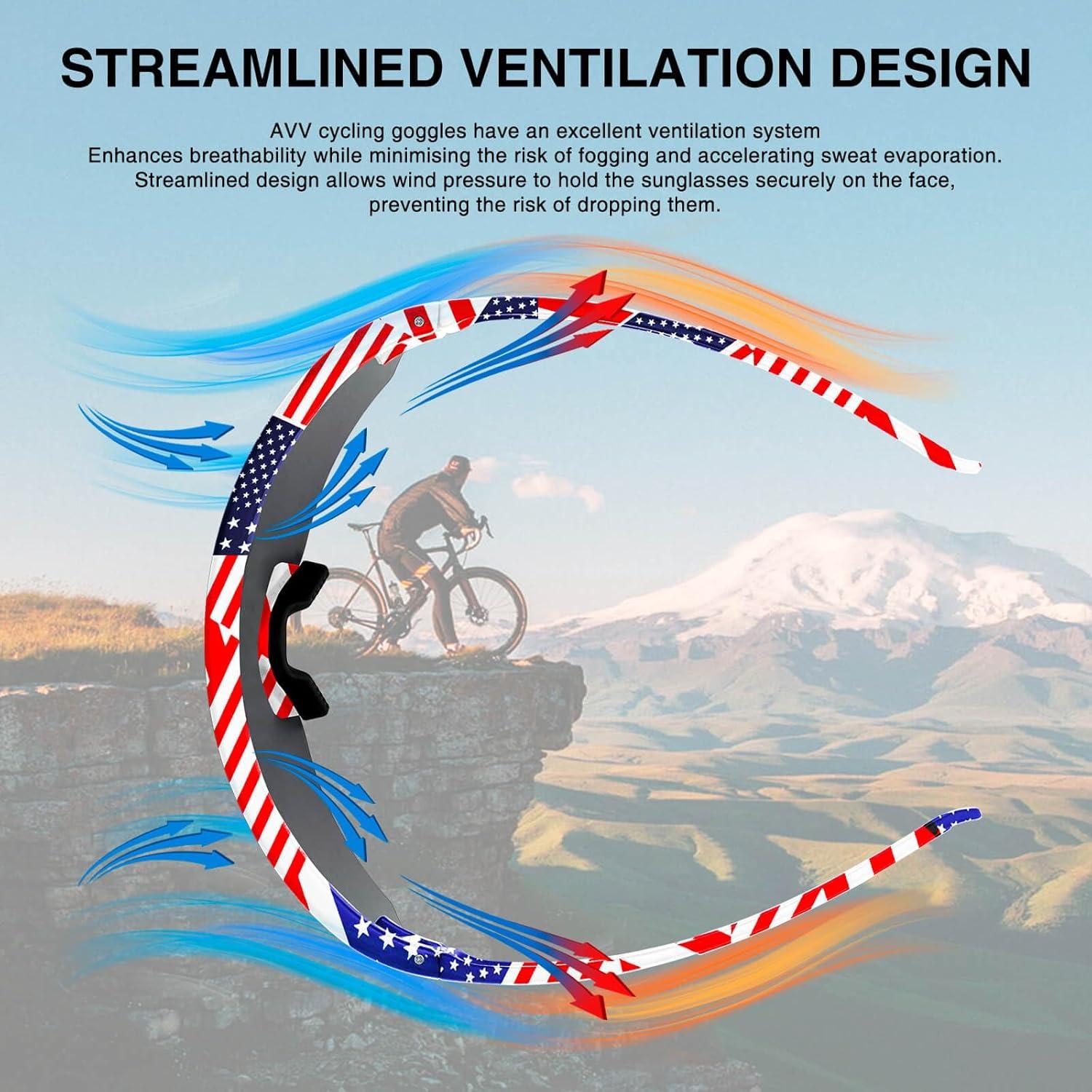 Gafas de sol AVV Baseball - Polarizadas UV400 para deportes