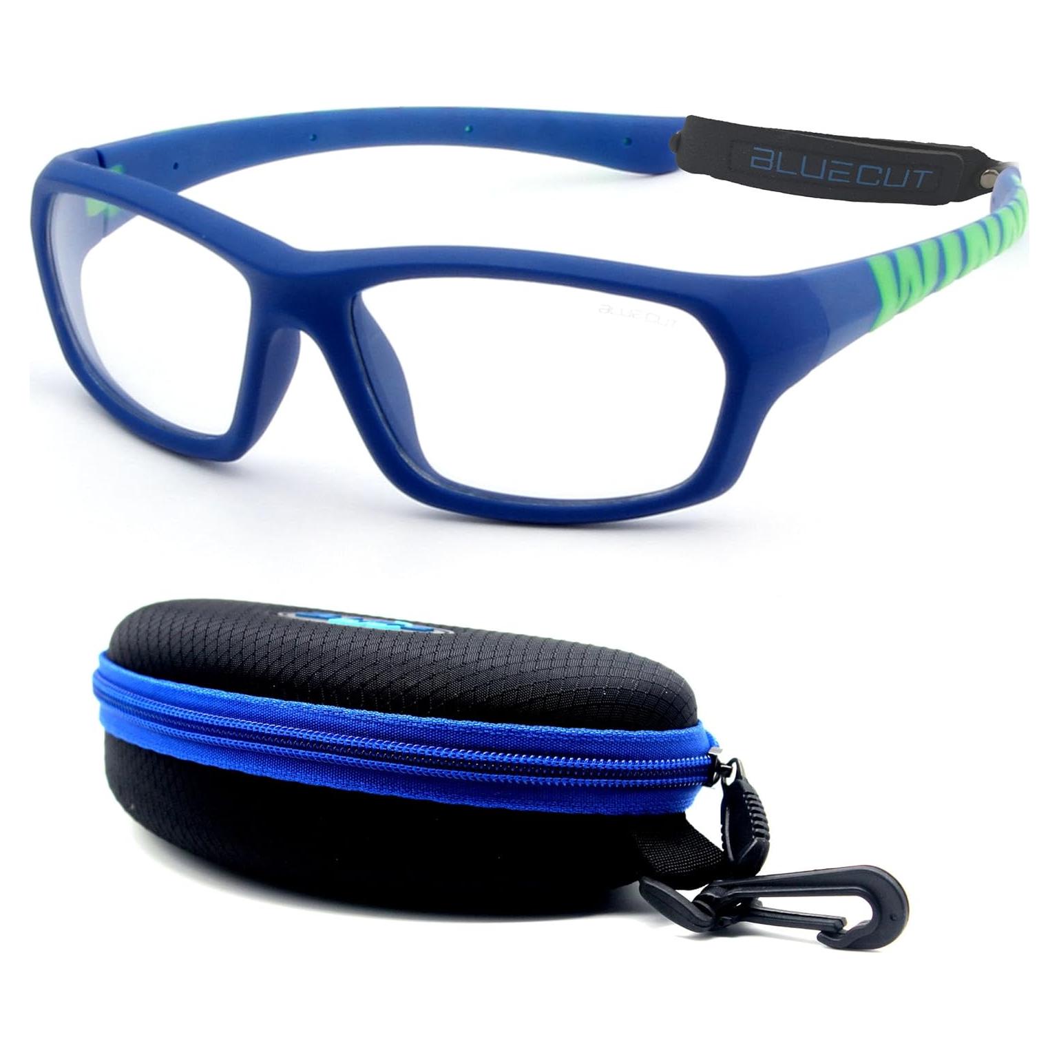 Gafas de Protección Deportiva Blue Cut Antivaho Verde Azul