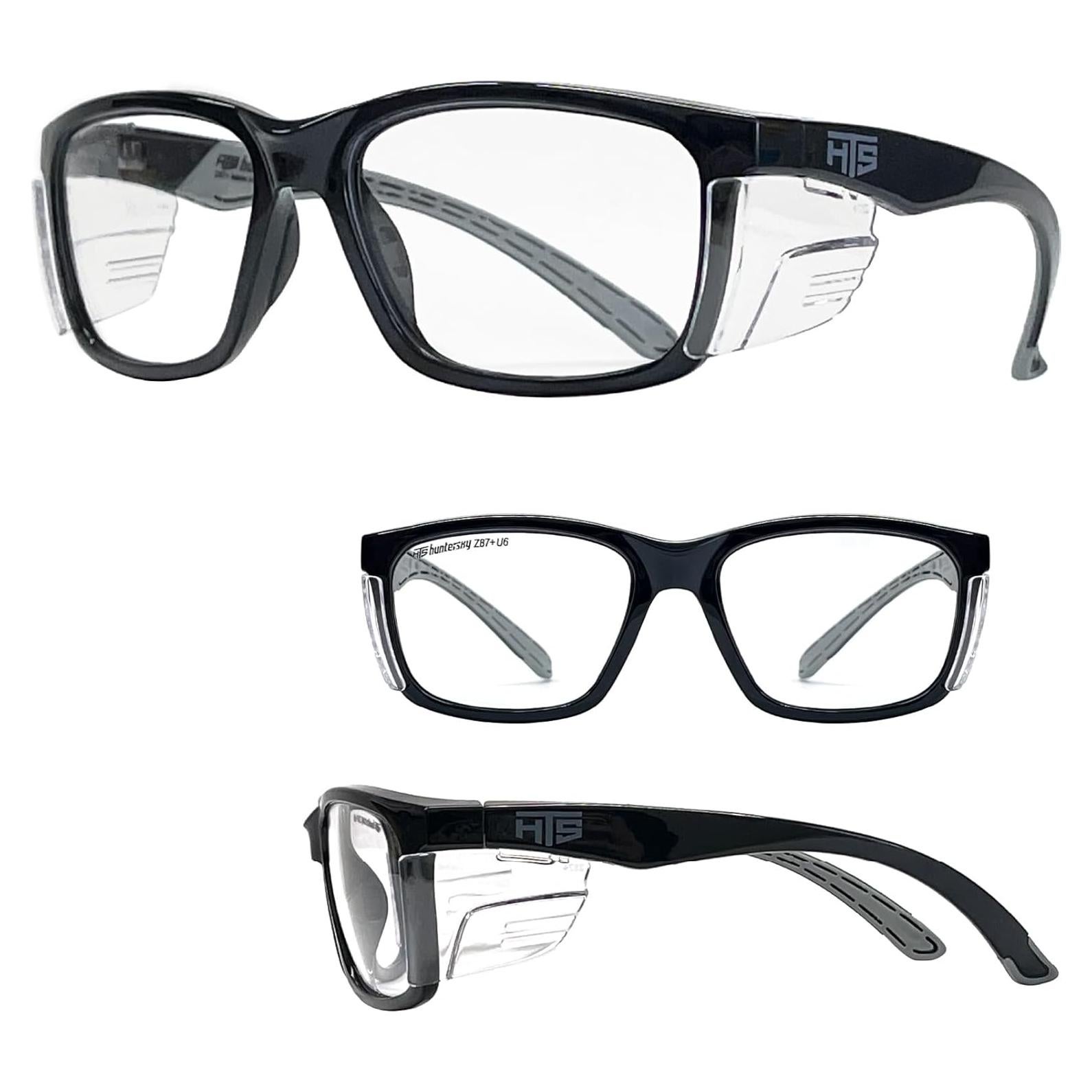Gafas de Seguridad Antivaho E60 Negro ANSI Z87 Protección Ocular