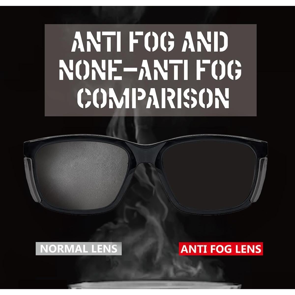 Gafas de Seguridad E60 Antivaho 2 Piezas ANSI Z87