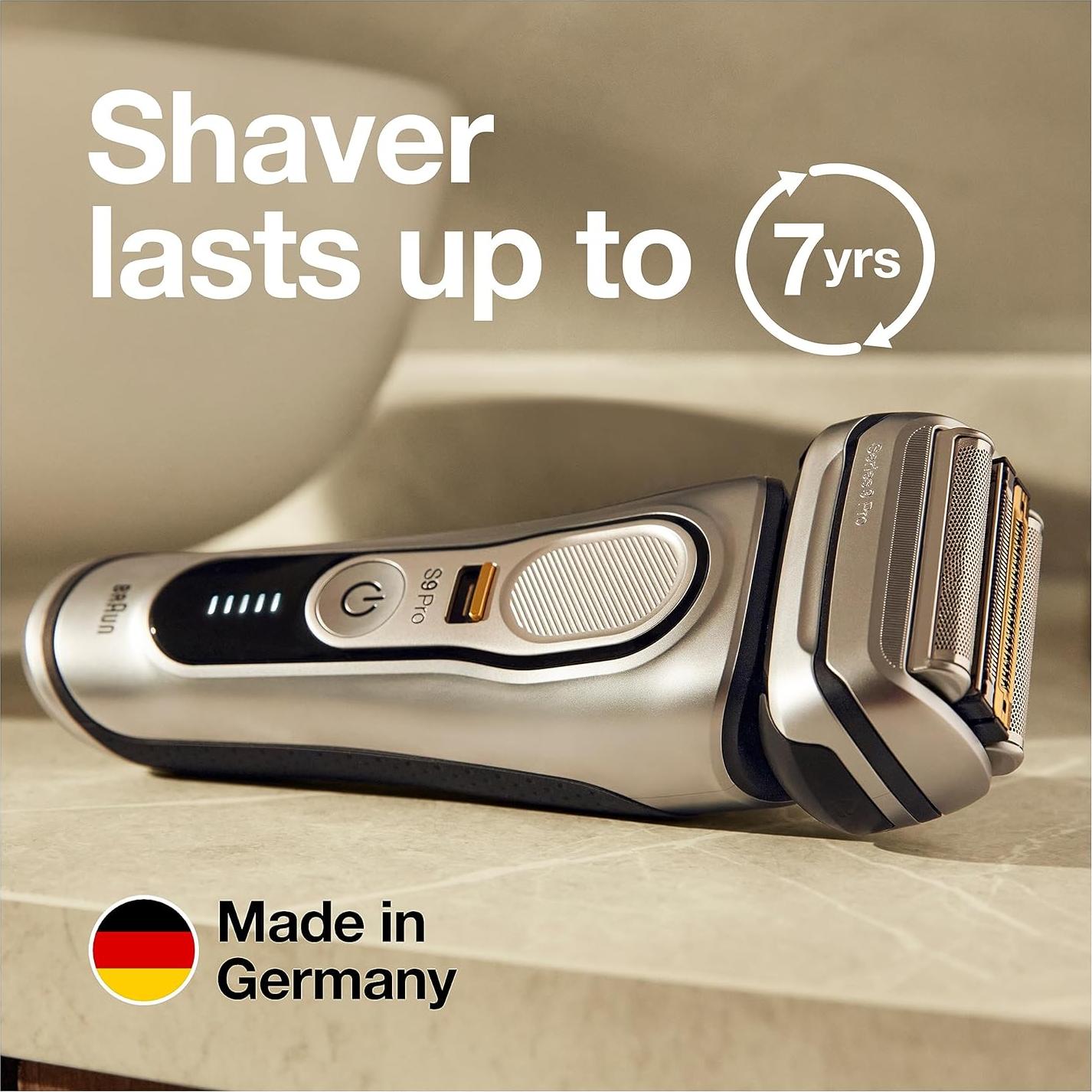 Afeitadora Eléctrica Braun Series 9 Pro 9487cc Húmeda y Seca