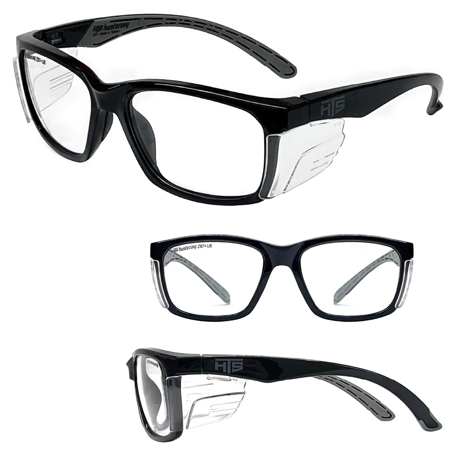 Gafas de Seguridad E60 Antivaho con Protectores Laterales