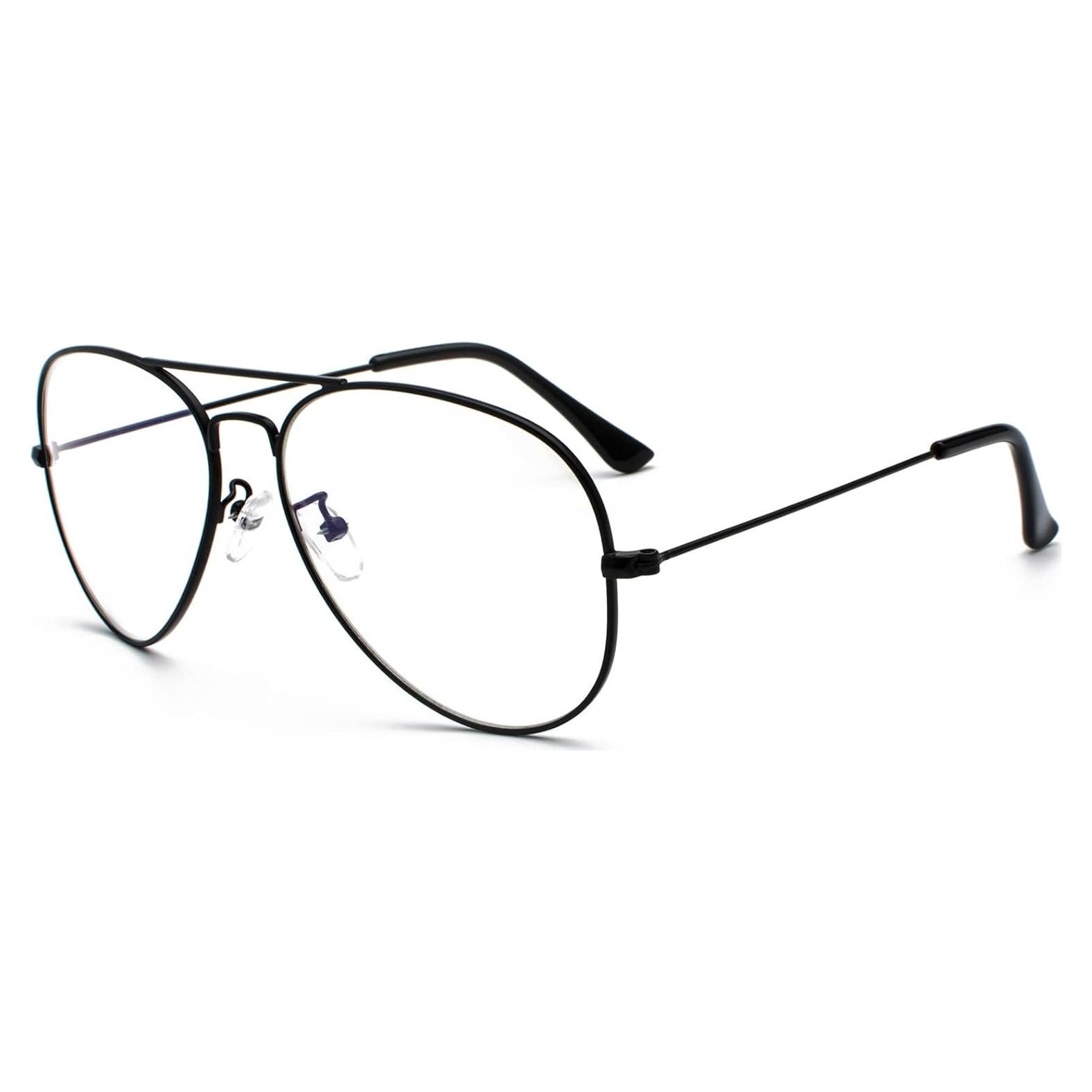 Gafas Aviador EYLRIM Unisex con Lentes Anti Luz Azul