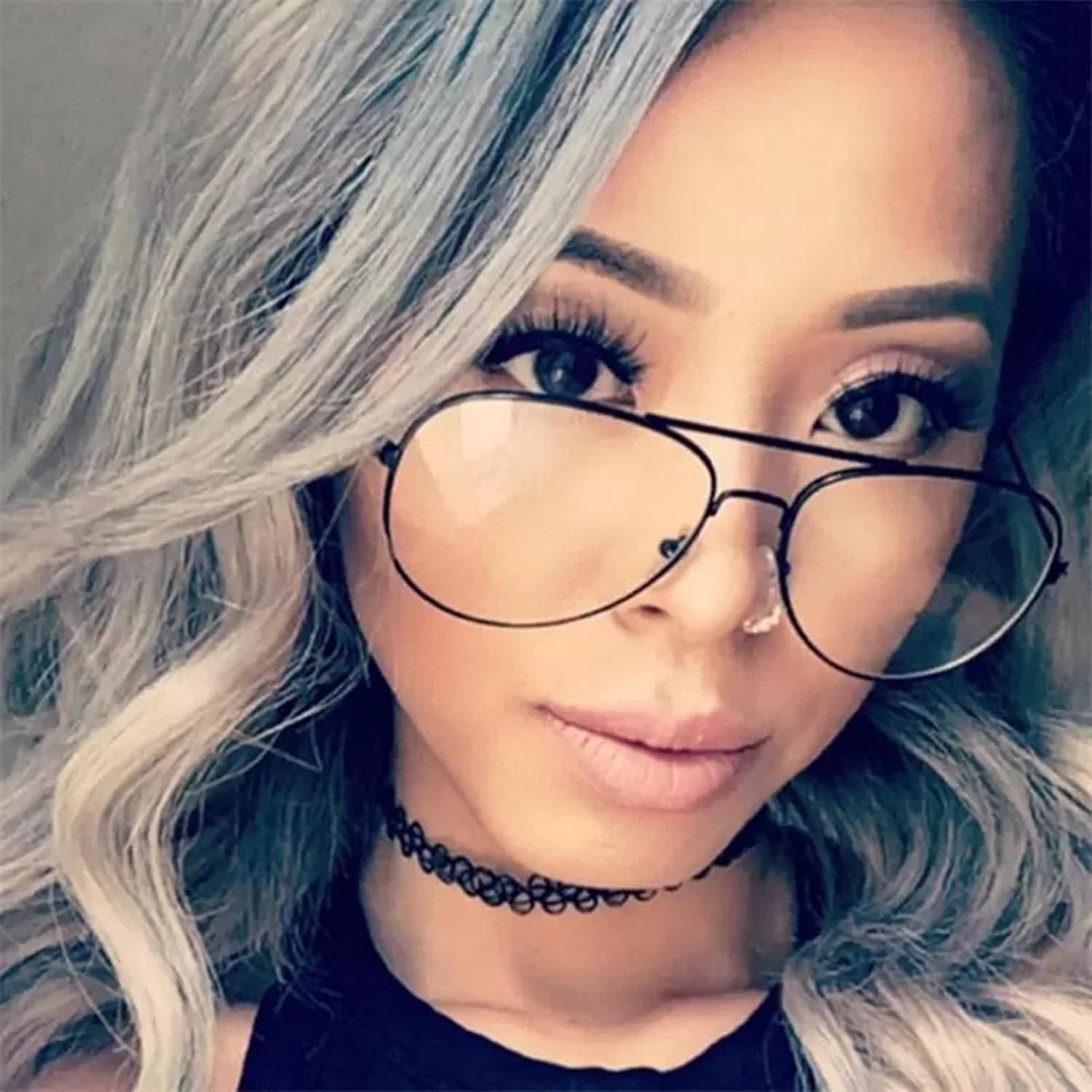 Gafas Aviador EYLRIM Unisex con Lentes Anti Luz Azul