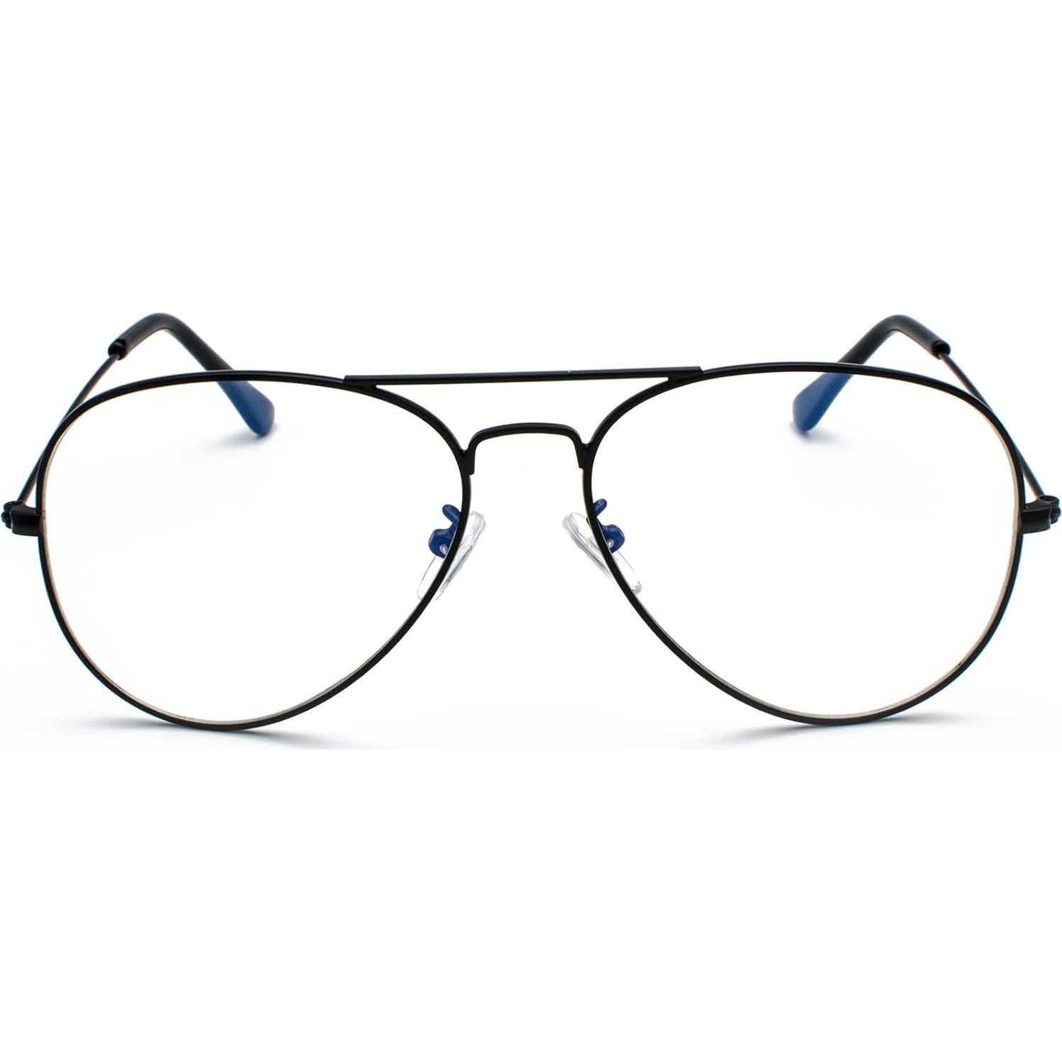 Gafas Aviador EYLRIM Unisex con Lentes Anti Luz Azul