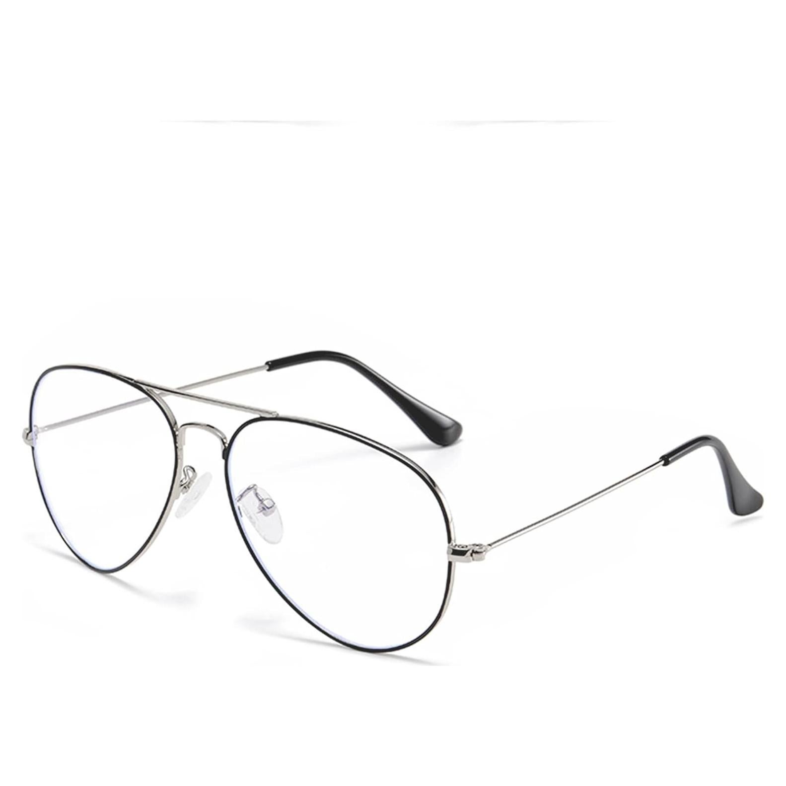 Gafas Aviador EYLRIM Anti Luz Azul Metal 58mm Unisex