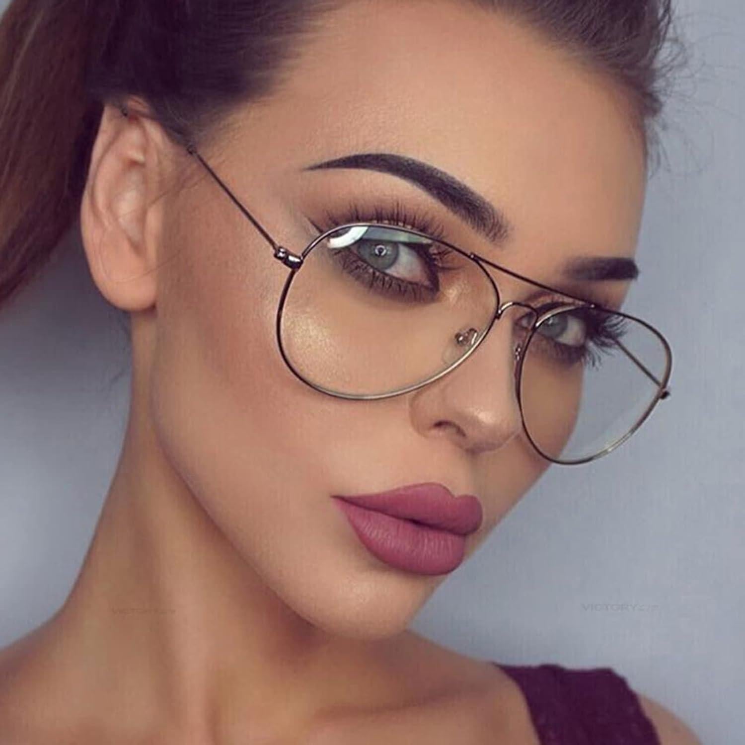 Gafas de Aviador EYLRIM con Lentes Anti Luz Azul