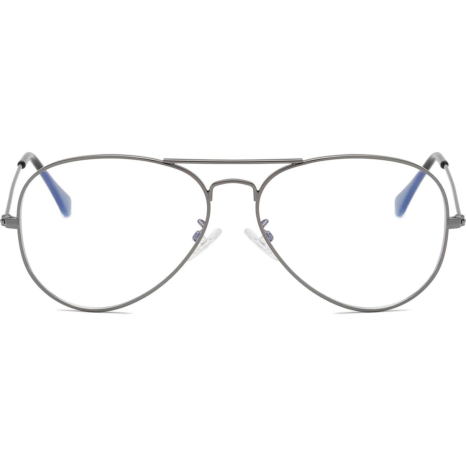 Gafas de Aviador EYLRIM con Lentes Anti Luz Azul