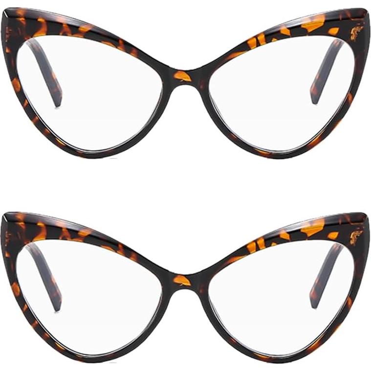 Gafas YAMEIZE anti luz azul estilo gato para mujeres y hombres