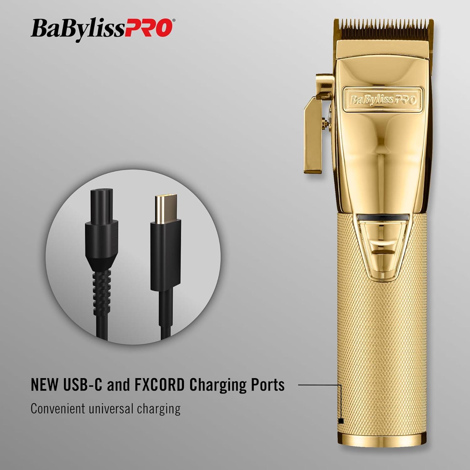 Cortadora de Cabello BaBylissPRO FX870NG Oro Profesional