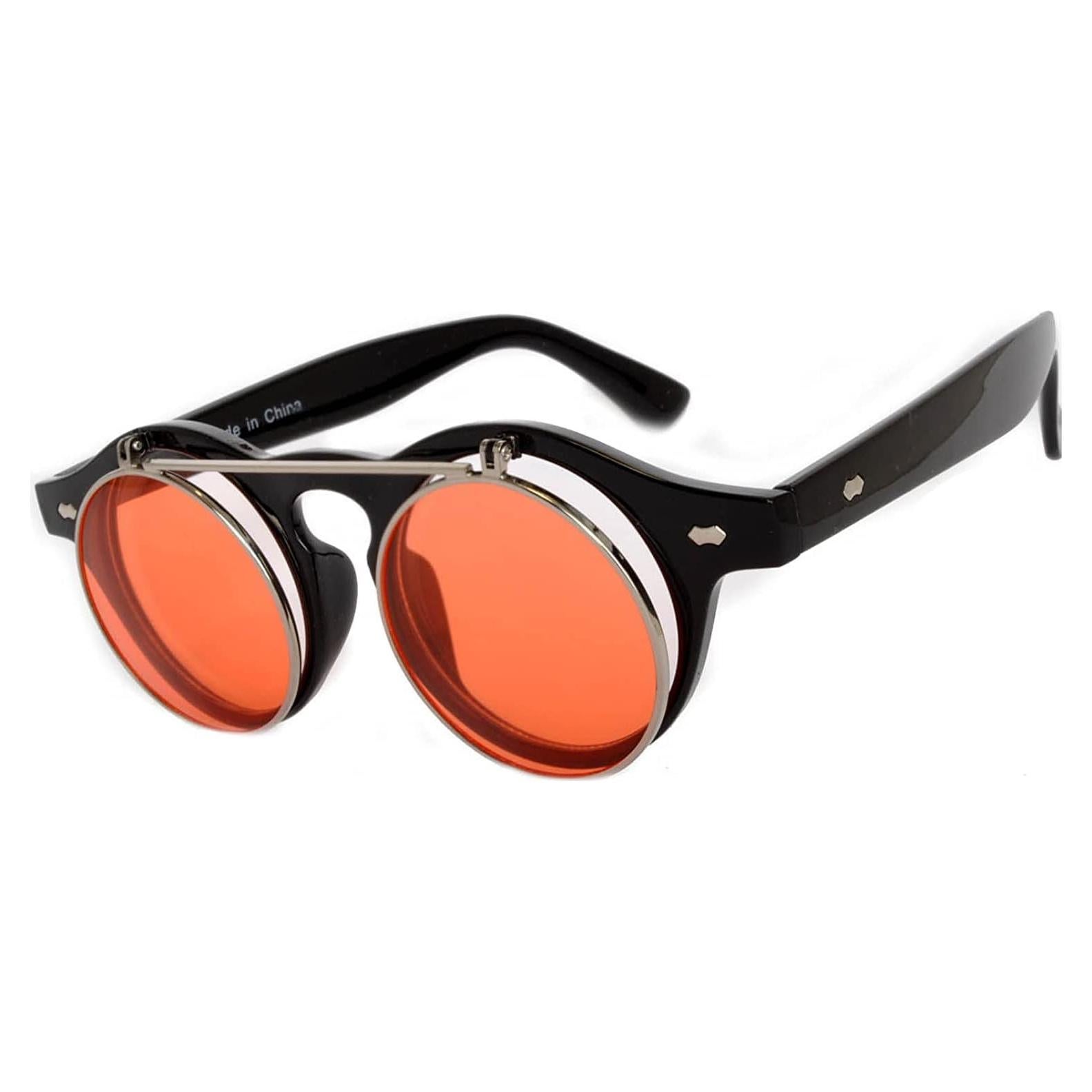 Gafas de Sol Redondas Steampunk Metalizadas UV400