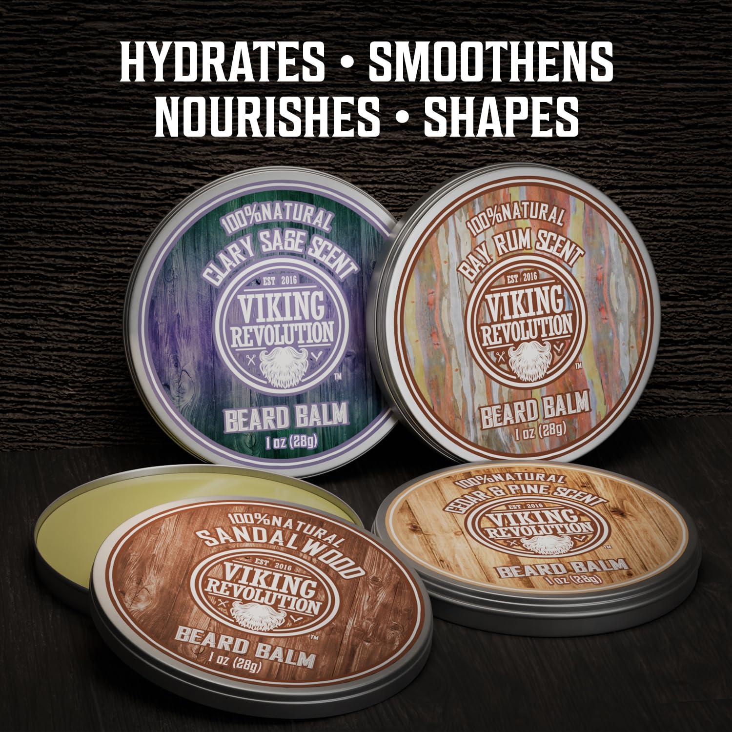 Bálsamo para Barba Viking Revolution 4 Fragancias 28g