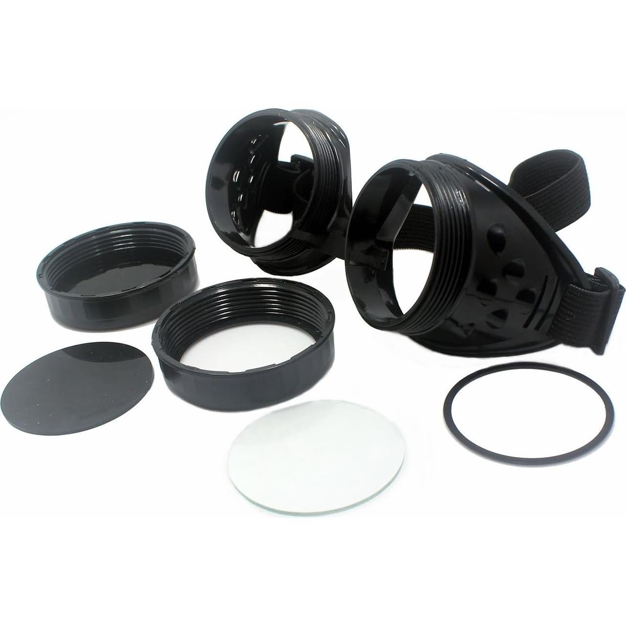 Gafas Steampunk TamBee Negras - 2 Pares Accesorios