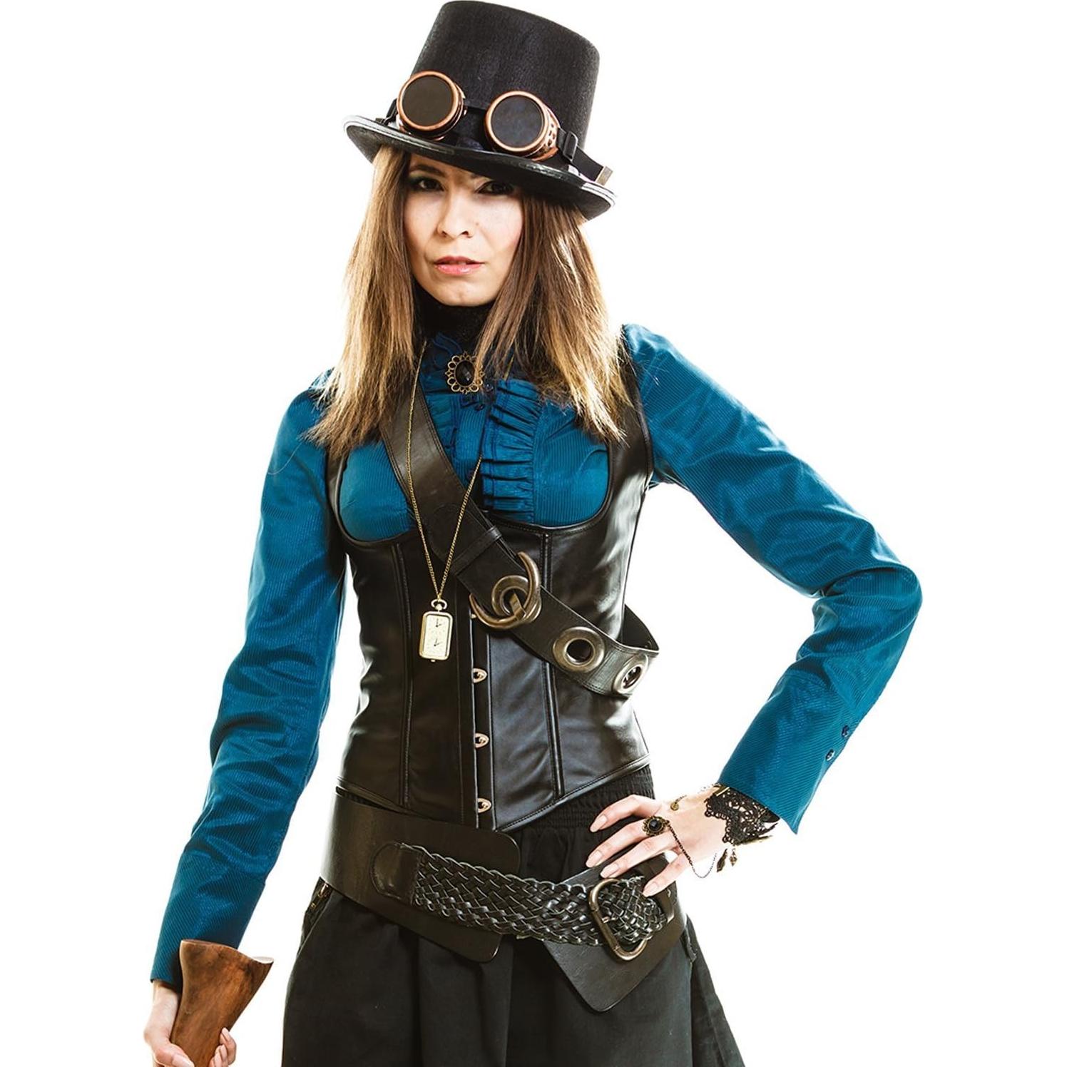 Gafas Steam Punk TamBee 2 Pares Ajustables Halloween