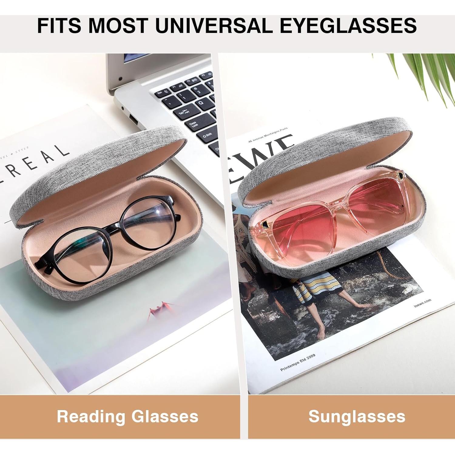 Estuche Duro para Gafas Marvolia Gris - Compacto y Protector