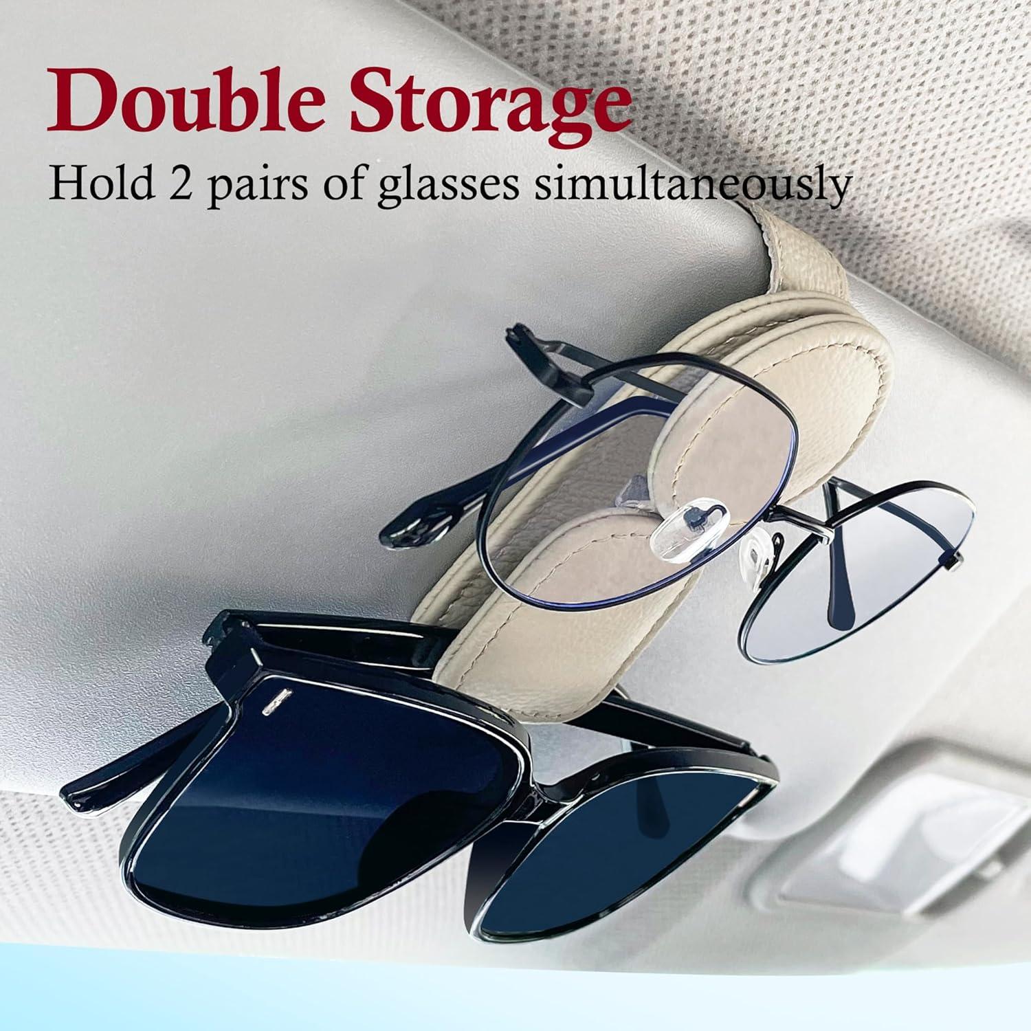 Soporte de Gafas KIWEN SH-001 Magnético para Coche Beige