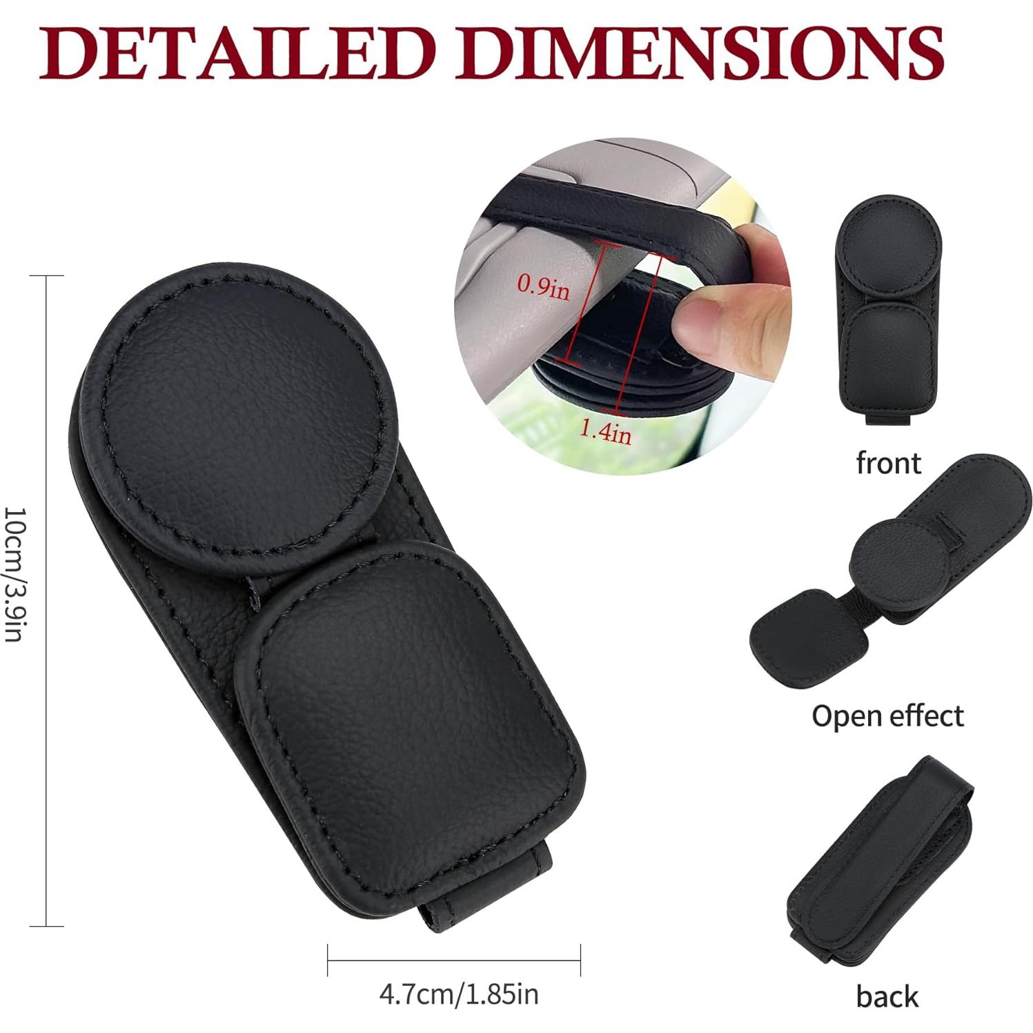 Soporte de Gafas KIWEN Sh-002 Magnético para Coche, 2 Piezas