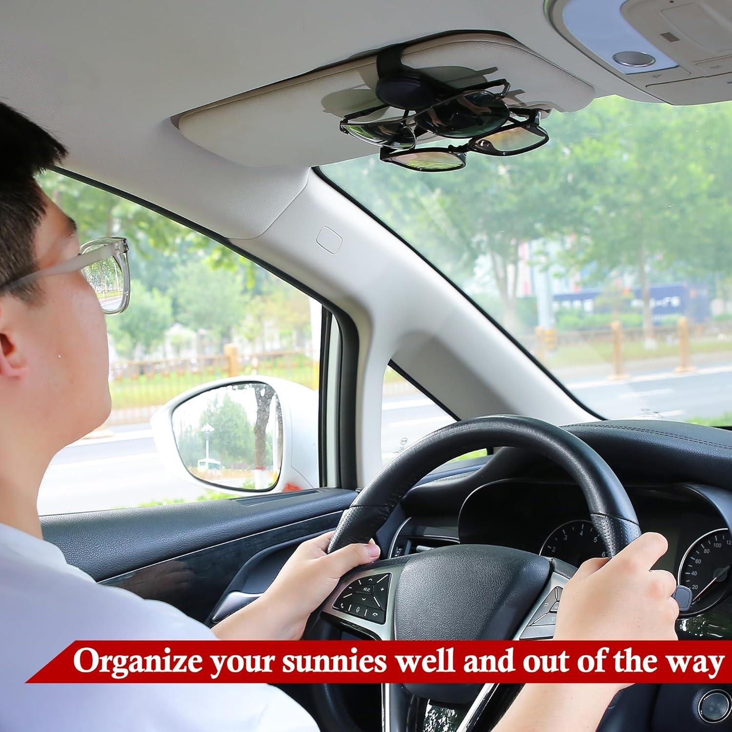 Soporte de Gafas KIWEN Sh-002 Magnético para Coche, 2 Piezas