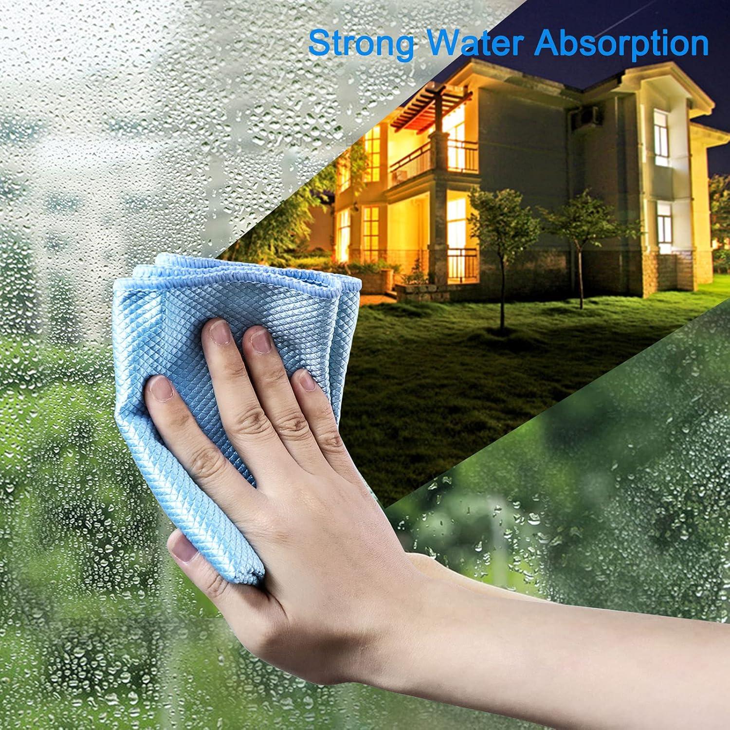 Paño de limpieza Niveaya 8 unidades microfibra sin pelusa