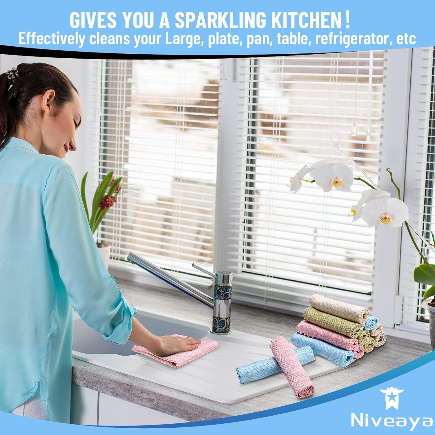 Paños de limpieza Niveaya Nano 30x30 cm - Paquete de 12