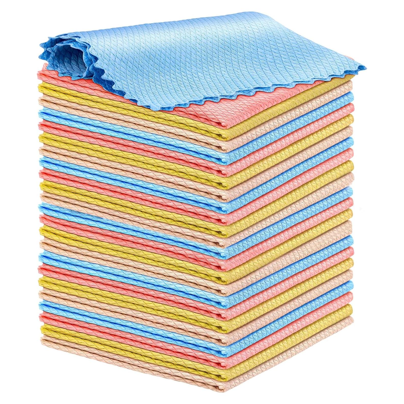 Paño de Limpieza Niveaya 30x30 cm Reutilizable Sin Rayas