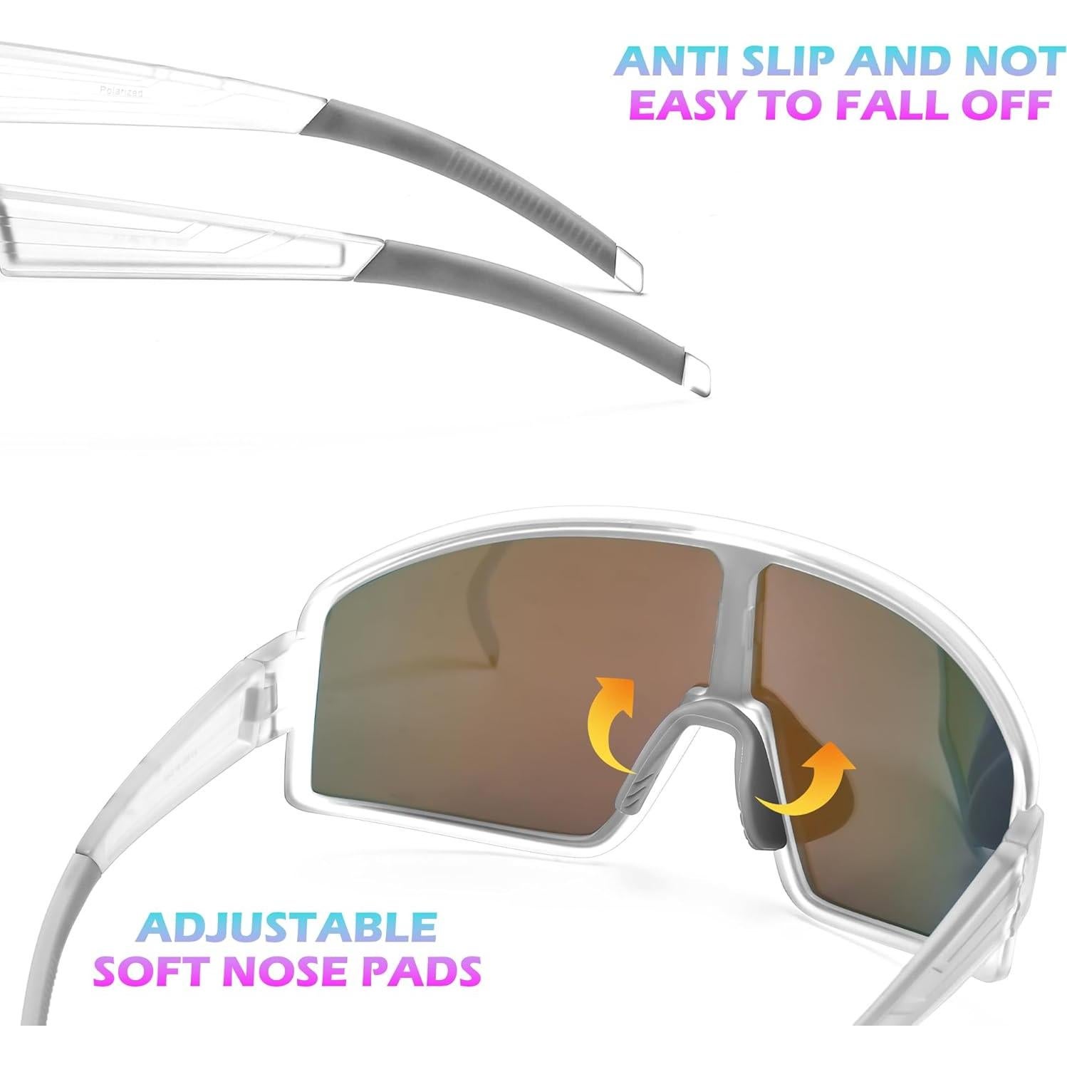 Gafas de Sol Polarizadas FEISEDY para Deportes al Aire Libre