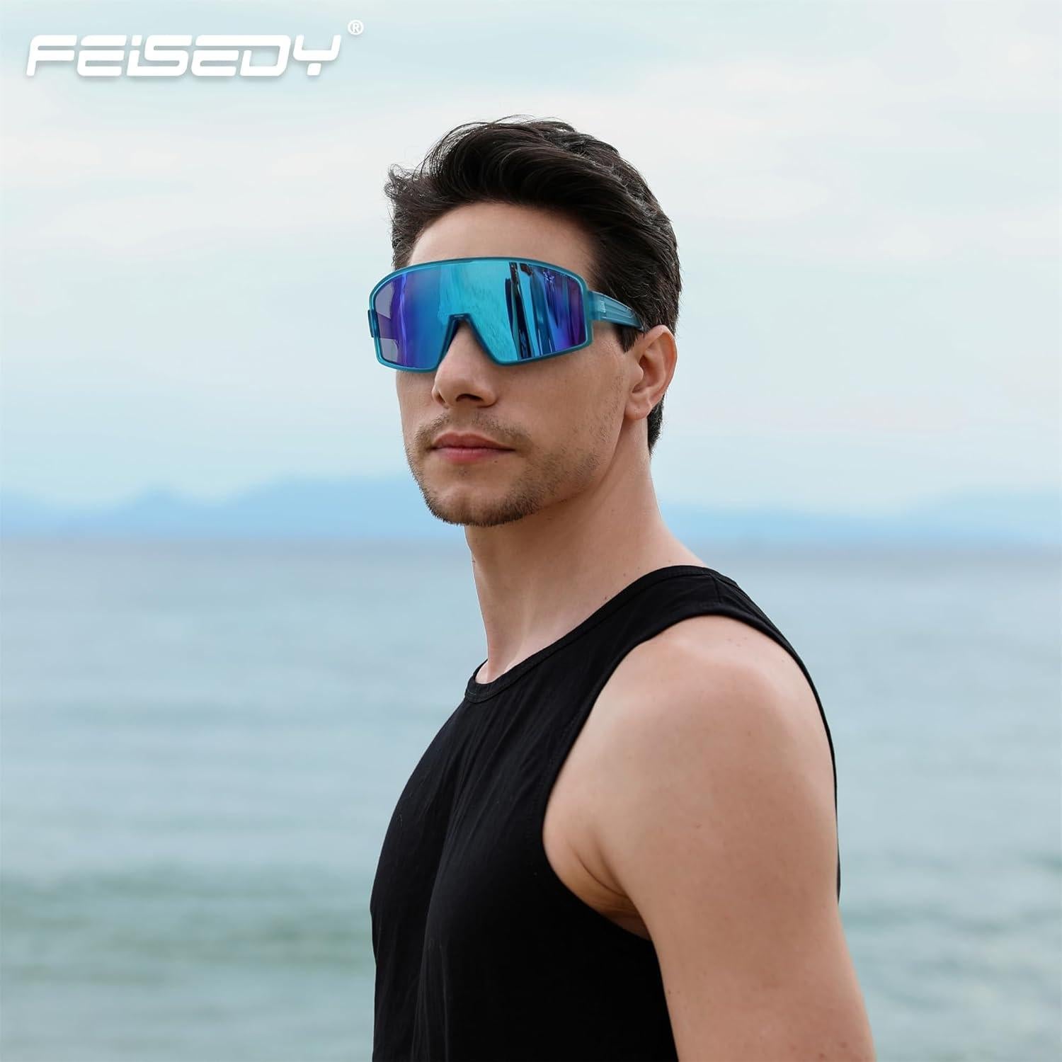 Gafas de Sol FEISEDY Polarizadas Unisex para Deportes