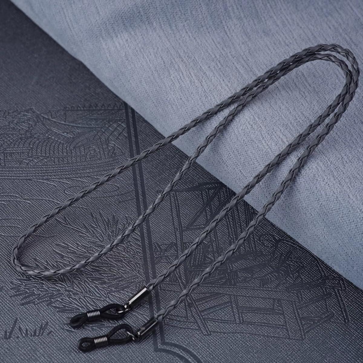 Correa para Gafas - Cadena de Cuero Artificial 35 cm - 6 Piezas