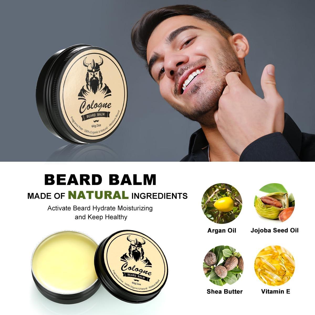 Kit de Cuidado de Barba EXREIZST 10 Piezas Aceites y Jabón