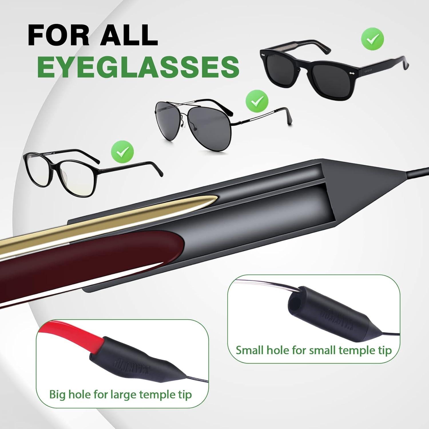 Correa para Gafas SMARTTOP Ajustable 4 Piezas Antideslizante