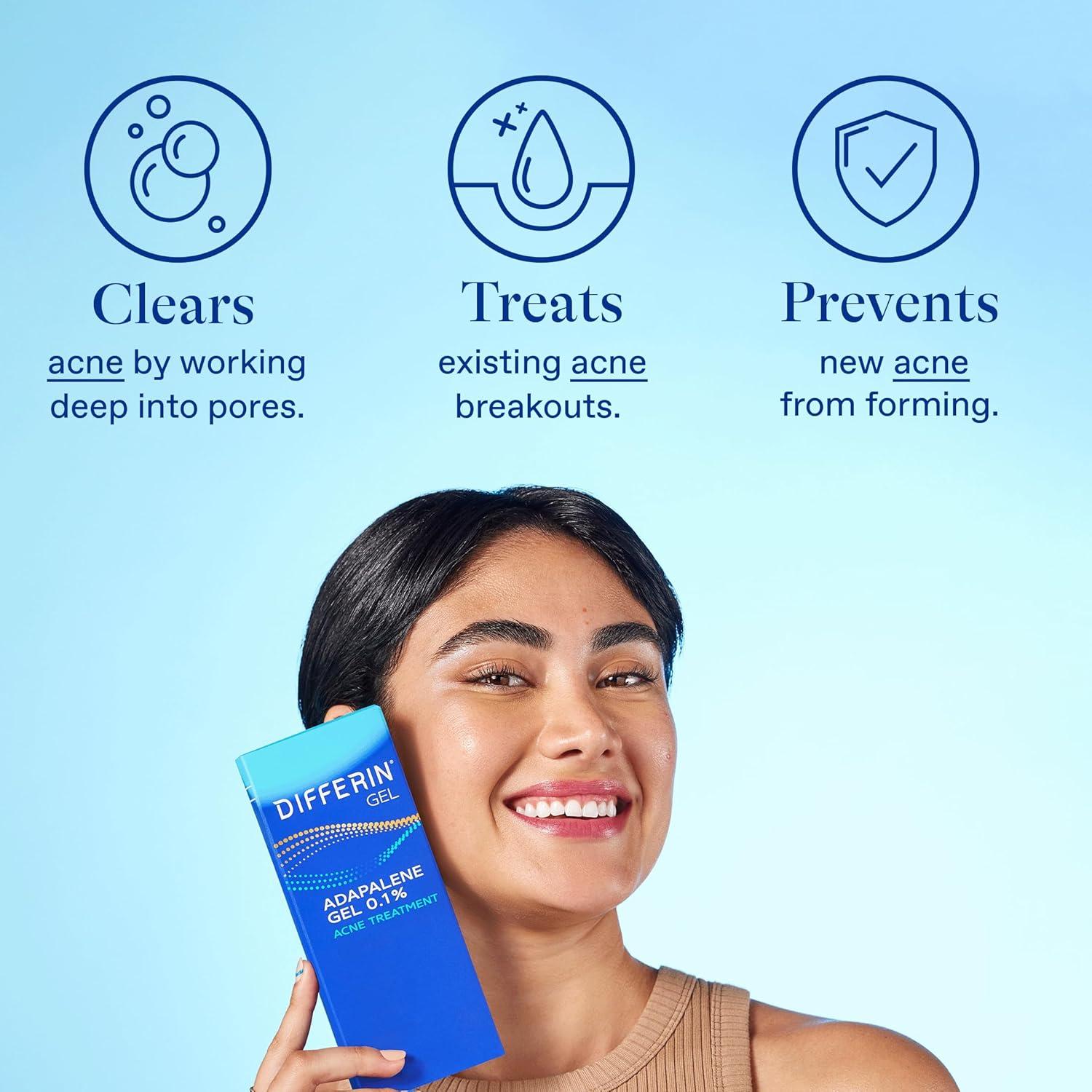 Gel Tratamiento Acné Differin 15g 0.1% Adapaleno 30 Días