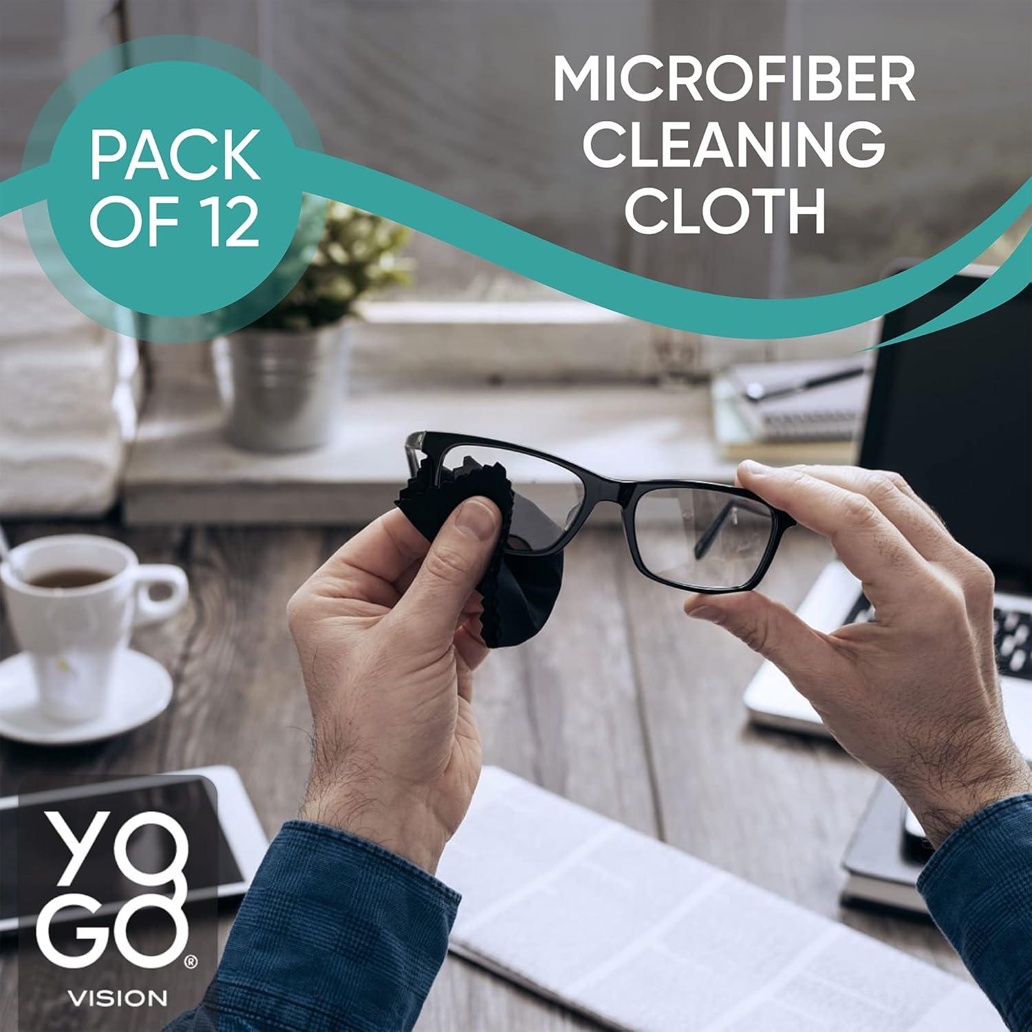 Paño de limpieza de microfibra Yogo Vision 12-pack 15x18 cm