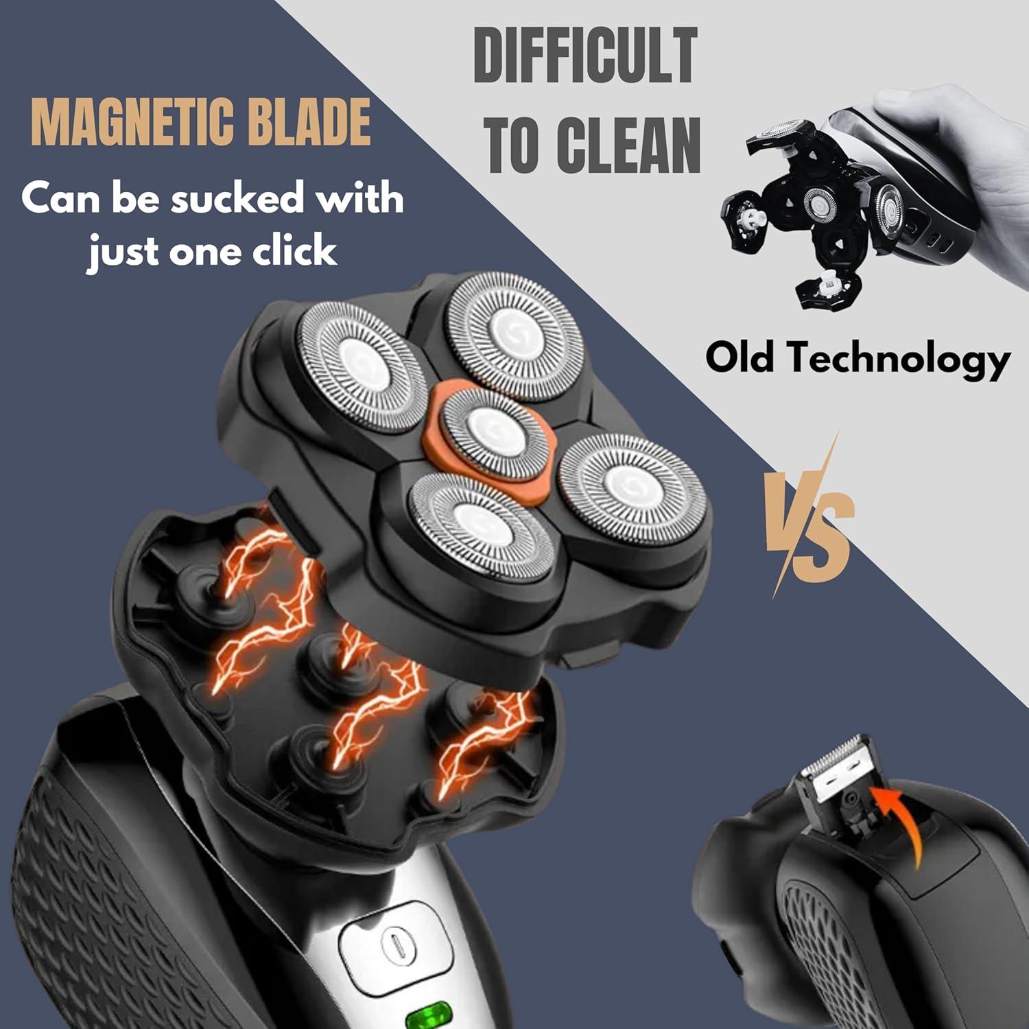 Kit Afeitadora y Recortadora Oty RSCX-1855 Impermeable